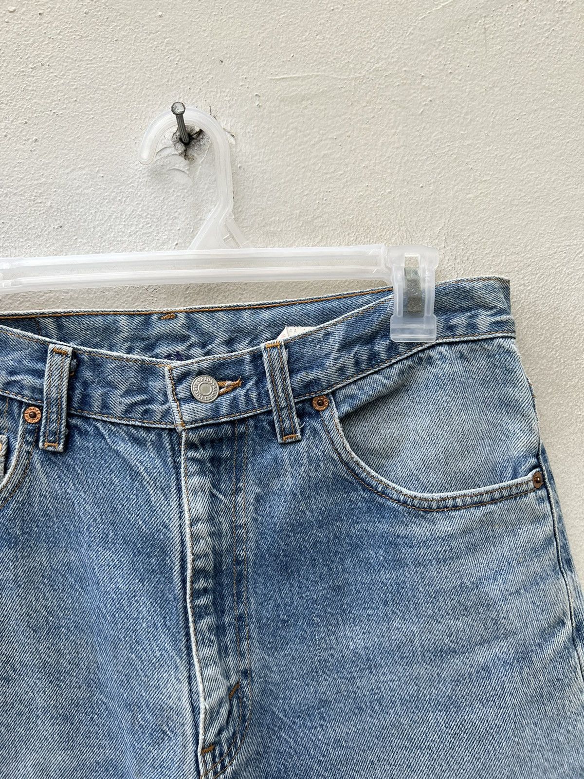 Levi's Vintage 90s Levi’s 517 Faded Denim Cropped Flare Jeans R1 Size US 33 - 4 Thumbnail