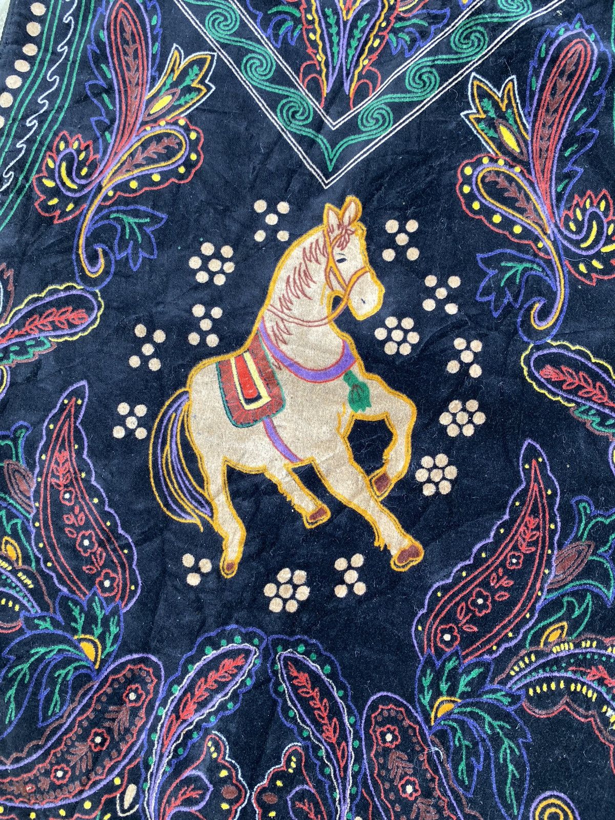 Designer × Japanese Brand × Vintage Leomarina Cardigan Embroidery Velveteen Vest Jacket Size US M / EU 48-50 / 2 - 7 Thumbnail