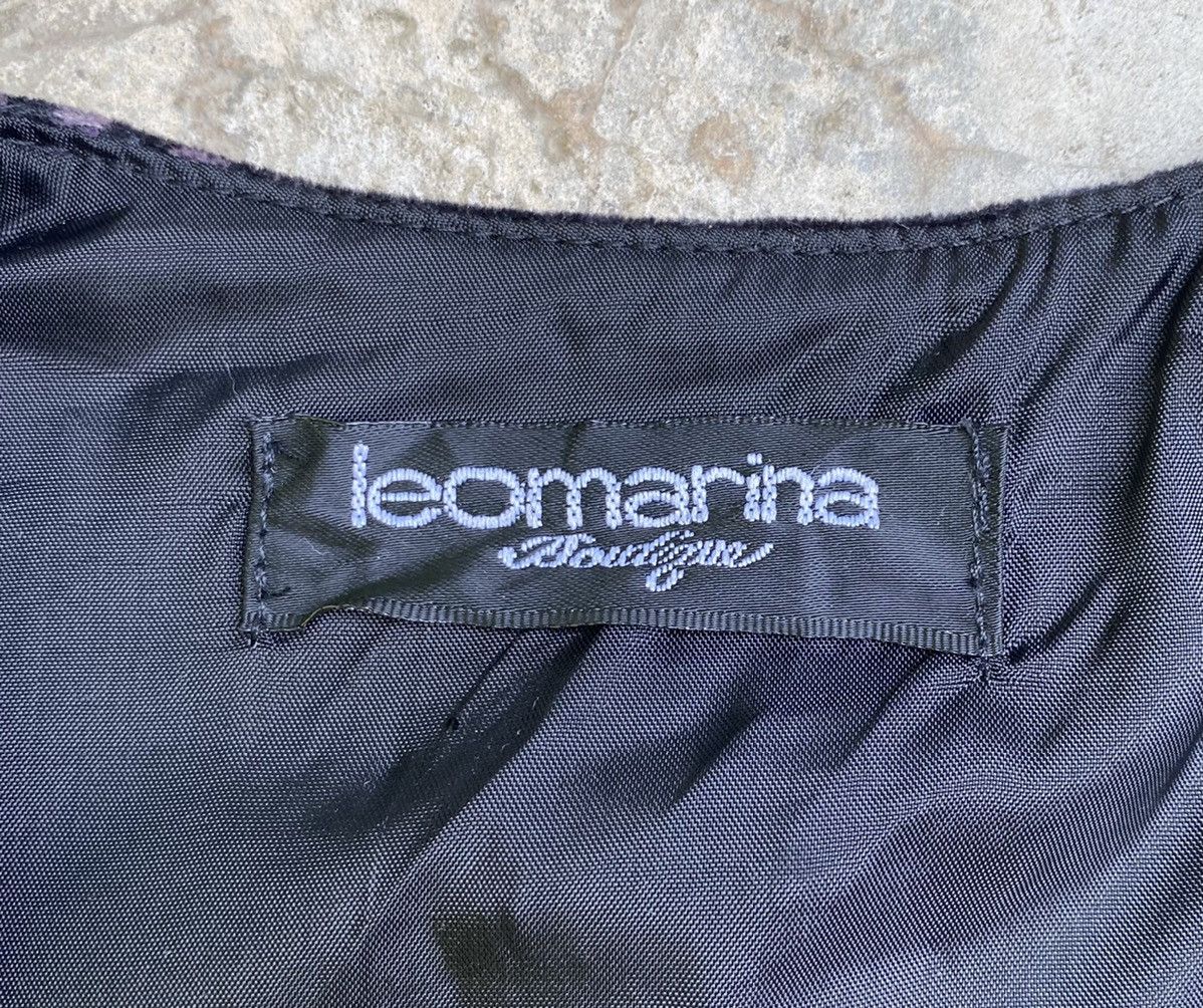 Designer × Japanese Brand × Vintage Leomarina Cardigan Embroidery Velveteen Vest Jacket Size US M / EU 48-50 / 2 - 9 Thumbnail