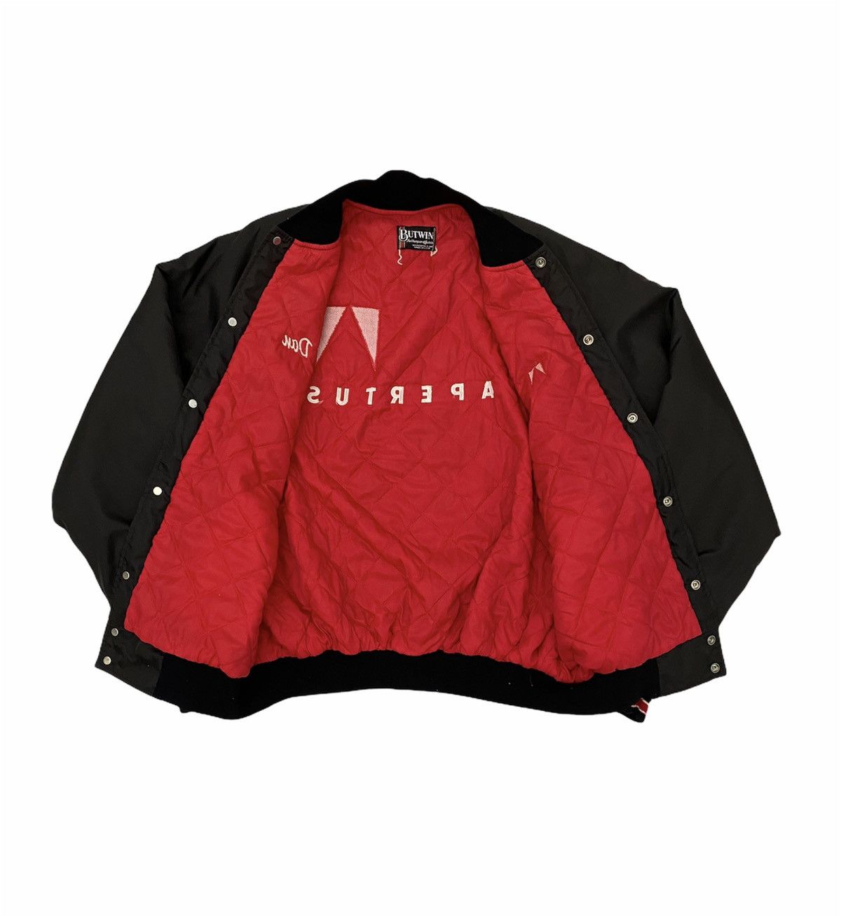 Vintage Vintage Butwin Apertus Satin Bomber Jacket Size US L / EU 52-54 / 3 - 5 Thumbnail