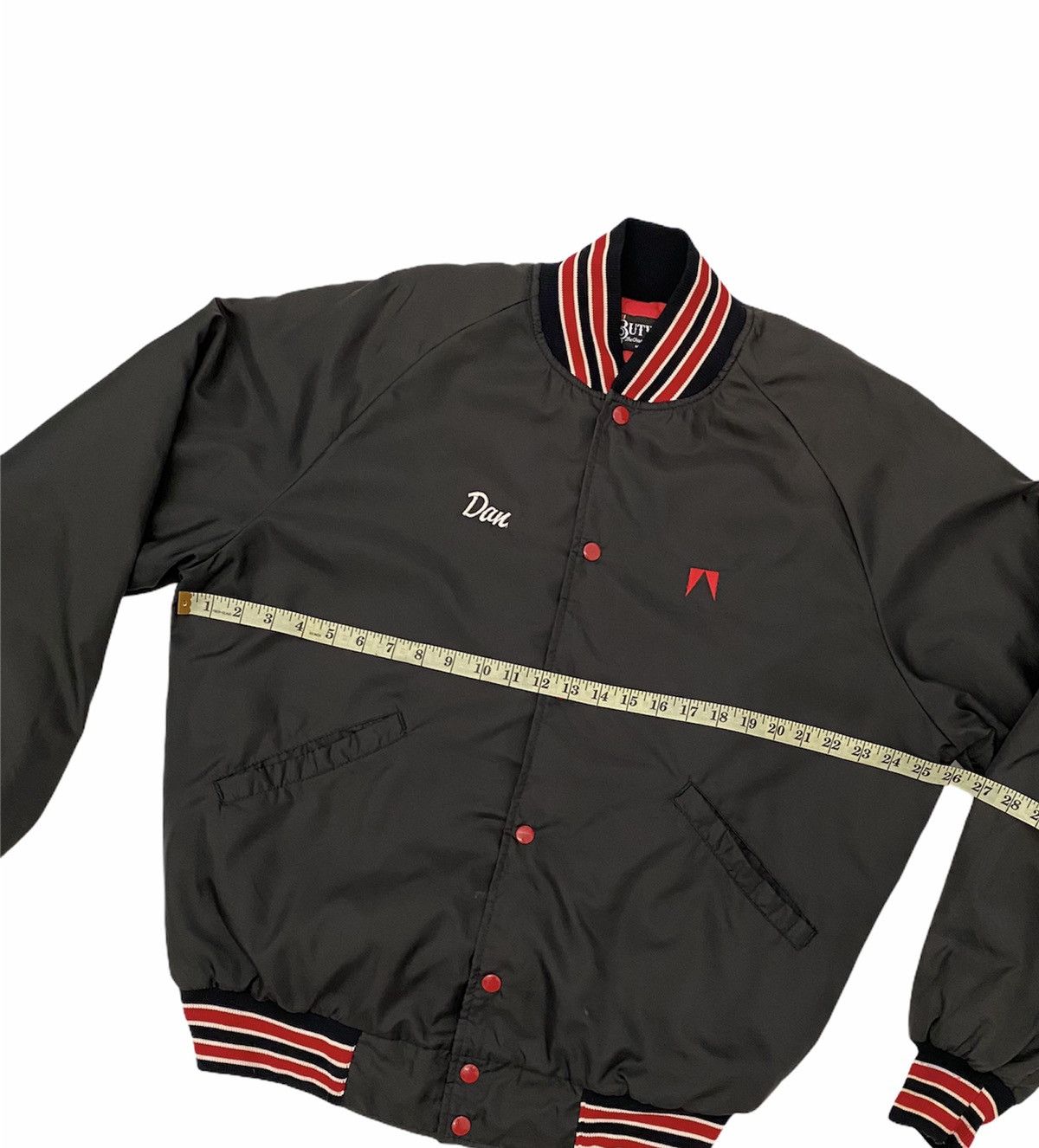 Vintage Vintage Butwin Apertus Satin Bomber Jacket Size US L / EU 52-54 / 3 - 9 Thumbnail