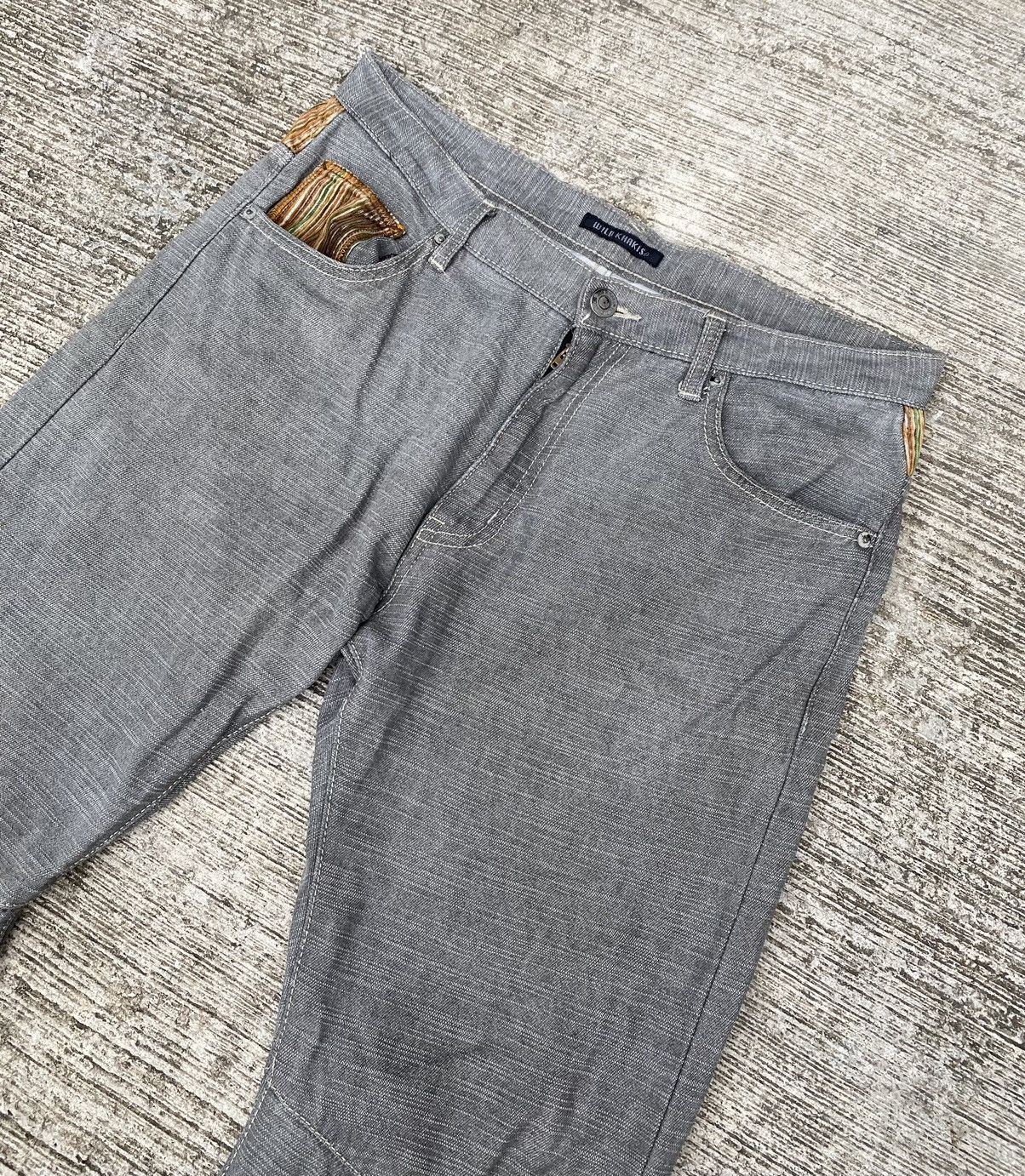 Designer × Japanese Brand Wild Khakis Denim/Jeans Corduray Back Pocket Size US 34 / EU 50 - 6 Thumbnail