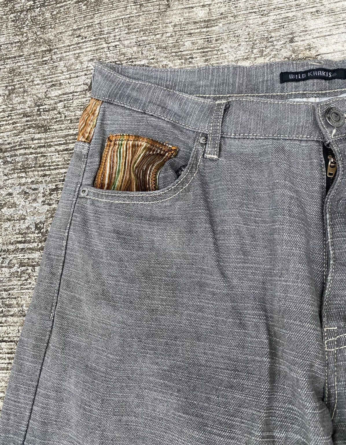 Designer × Japanese Brand Wild Khakis Denim/Jeans Corduray Back Pocket Size US 34 / EU 50 - 4 Thumbnail