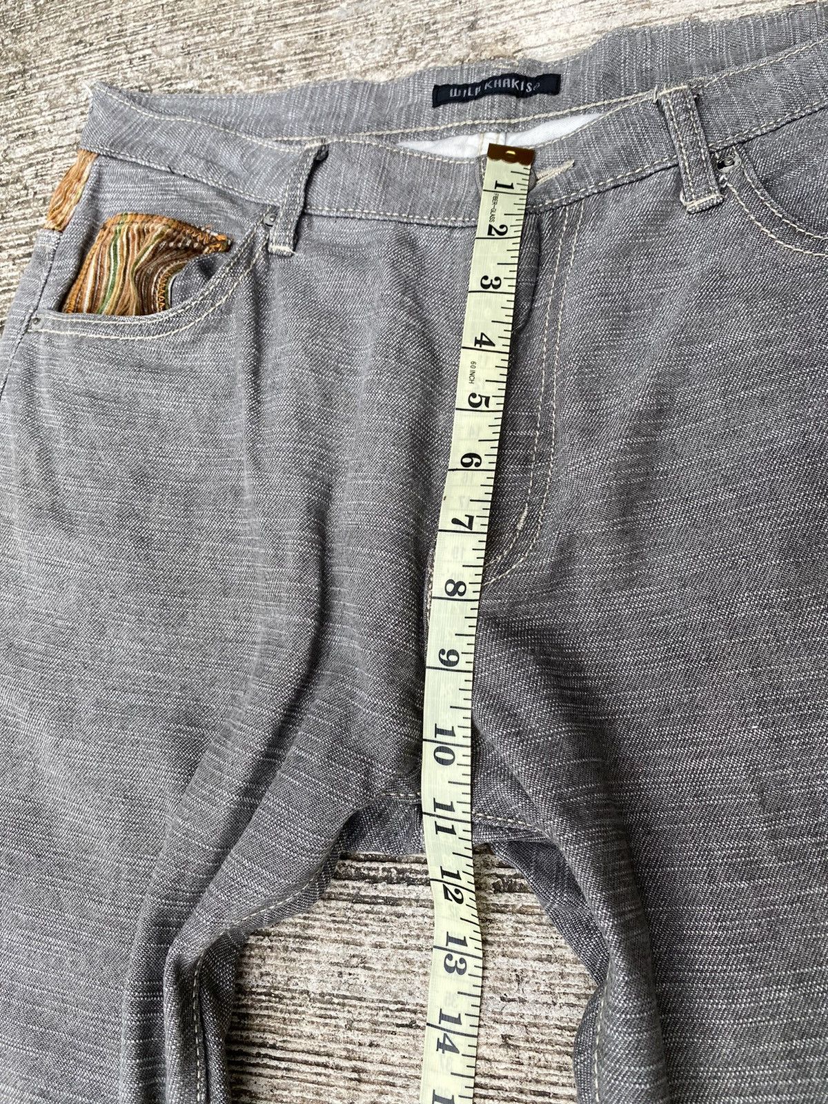 Designer × Japanese Brand Wild Khakis Denim/Jeans Corduray Back Pocket Size US 34 / EU 50 - 18 Thumbnail