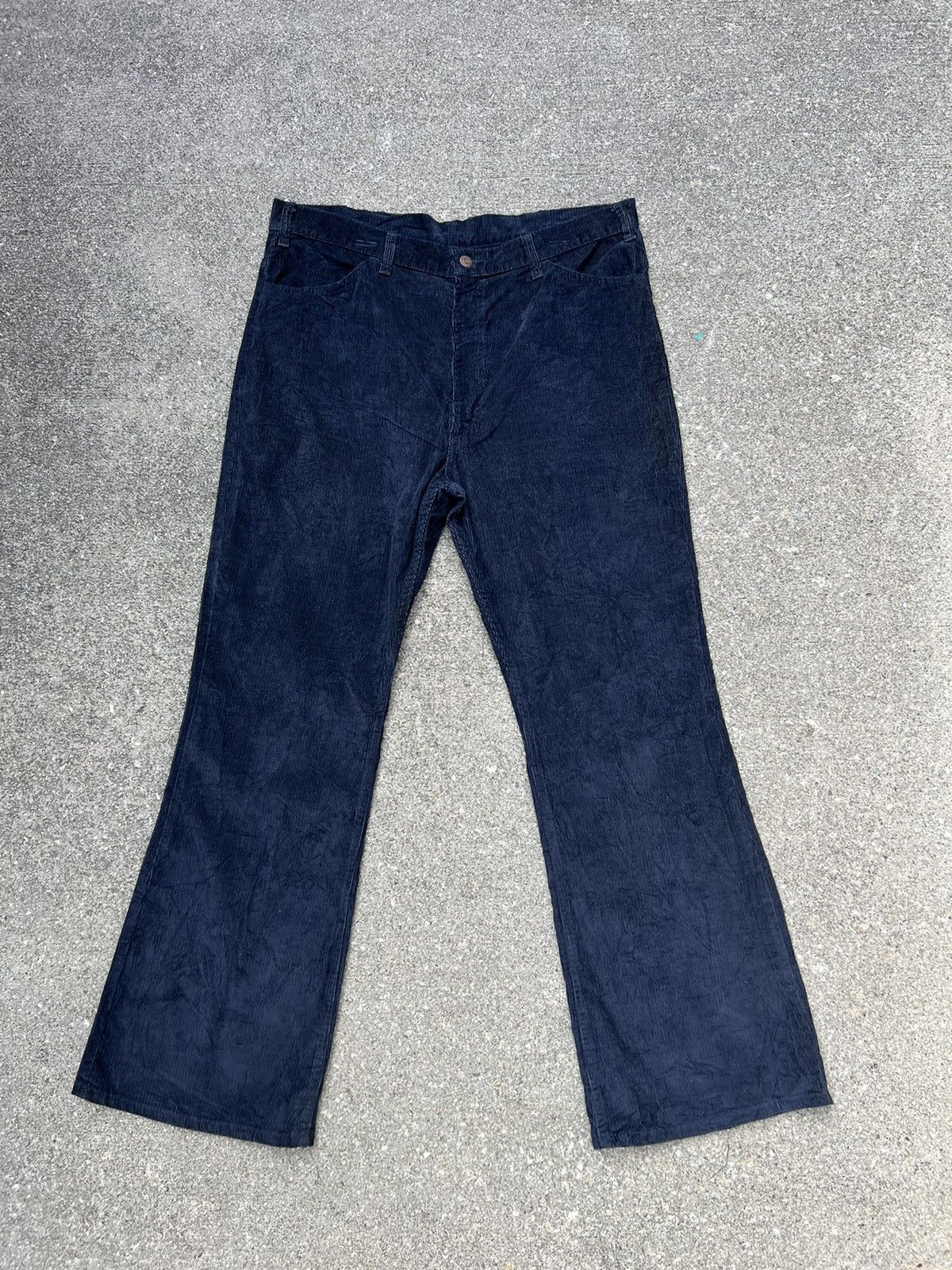Levi's Vintage 70s Levi’s 646 Talon 42 Zipper Corduroy Flare Jeans Size US 37 - 1 Thumbnail