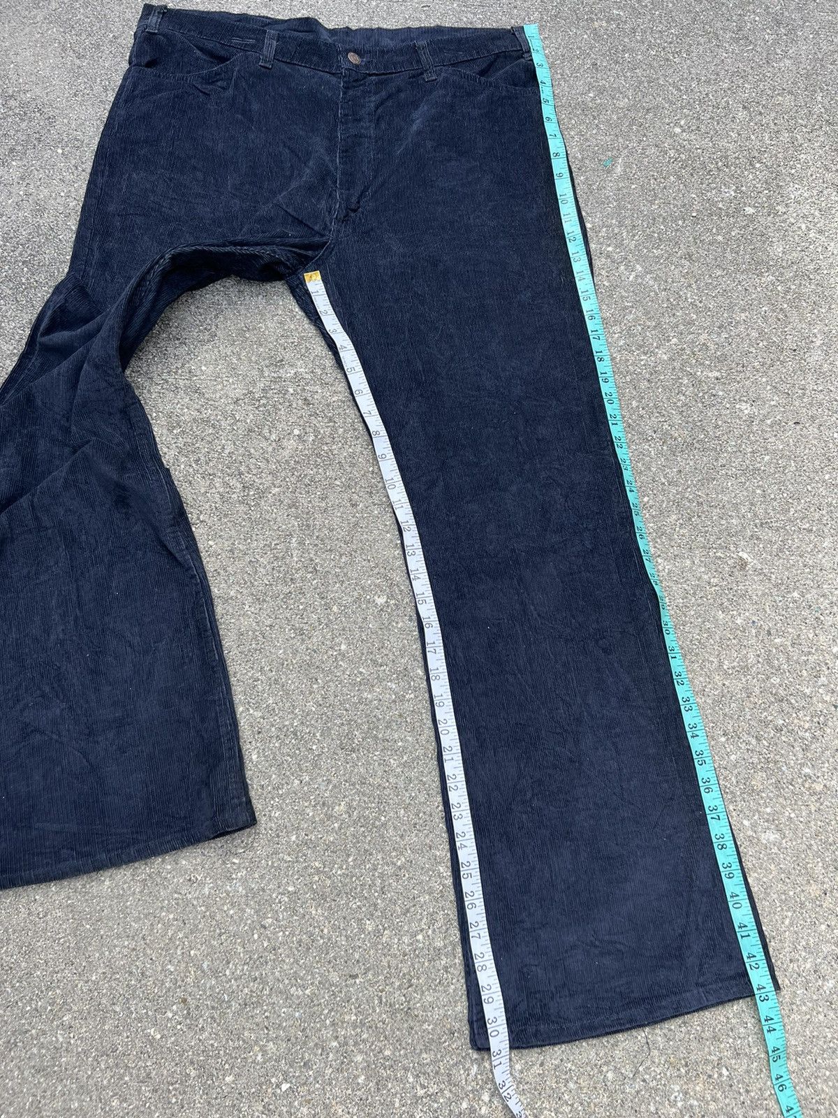 Levi's Vintage 70s Levi’s 646 Talon 42 Zipper Corduroy Flare Jeans Size US 37 - 4 Thumbnail