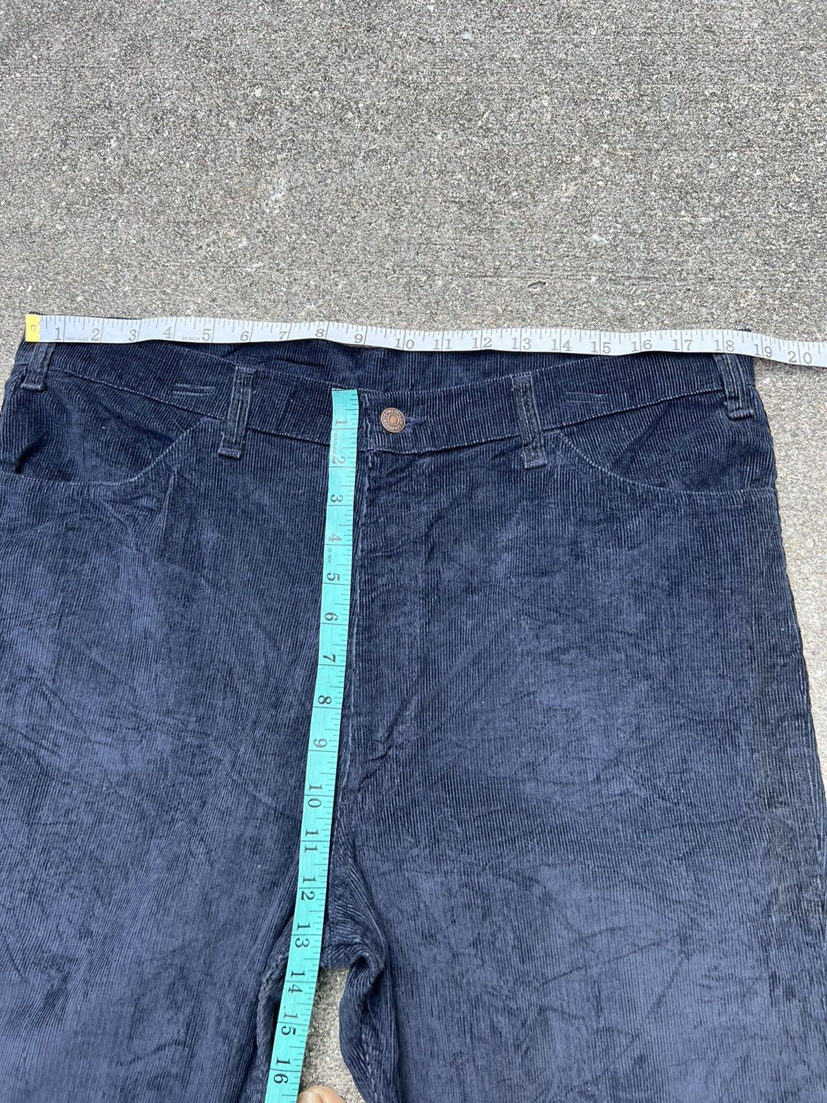 Levi's Vintage 70s Levi’s 646 Talon 42 Zipper Corduroy Flare Jeans Size US 37 - 2 Thumbnail