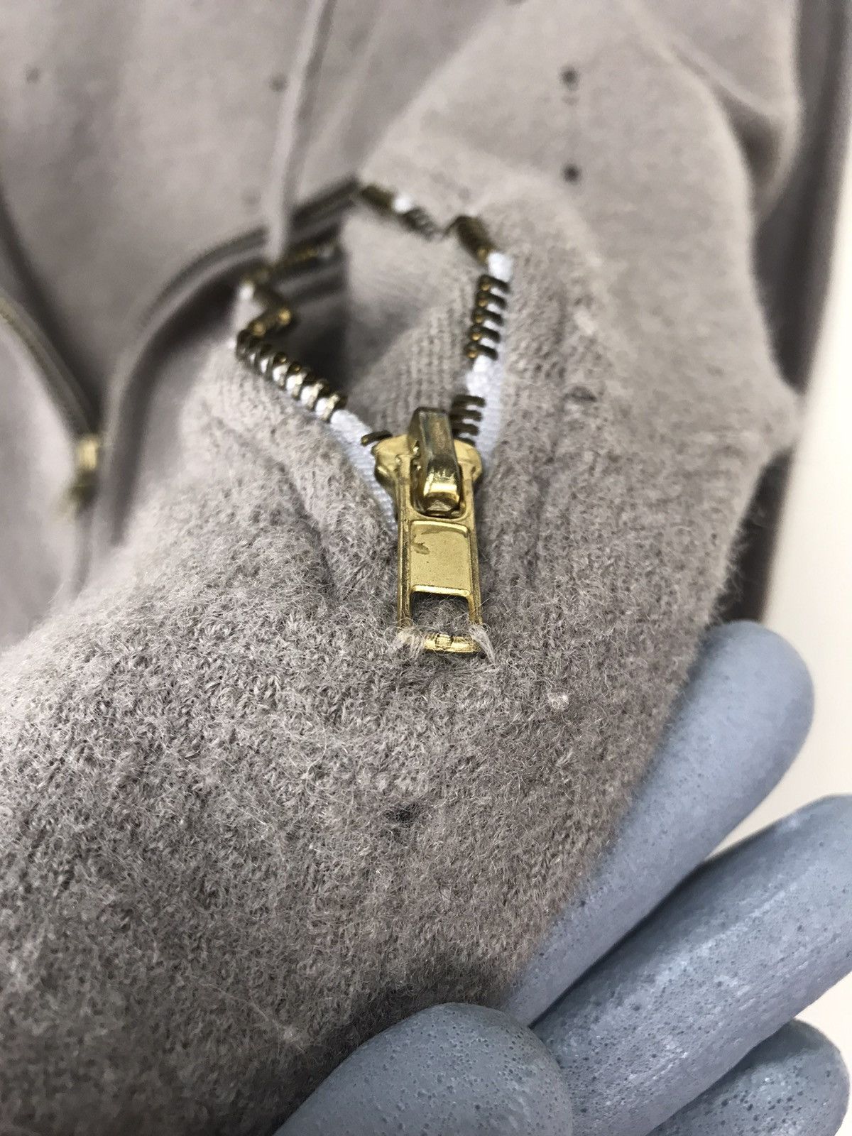 14th Addiction × KMRii Heritage trashed hoodie wool distressed ripped Vuja De Size US L / EU 52-54 / 3 - 11 Thumbnail