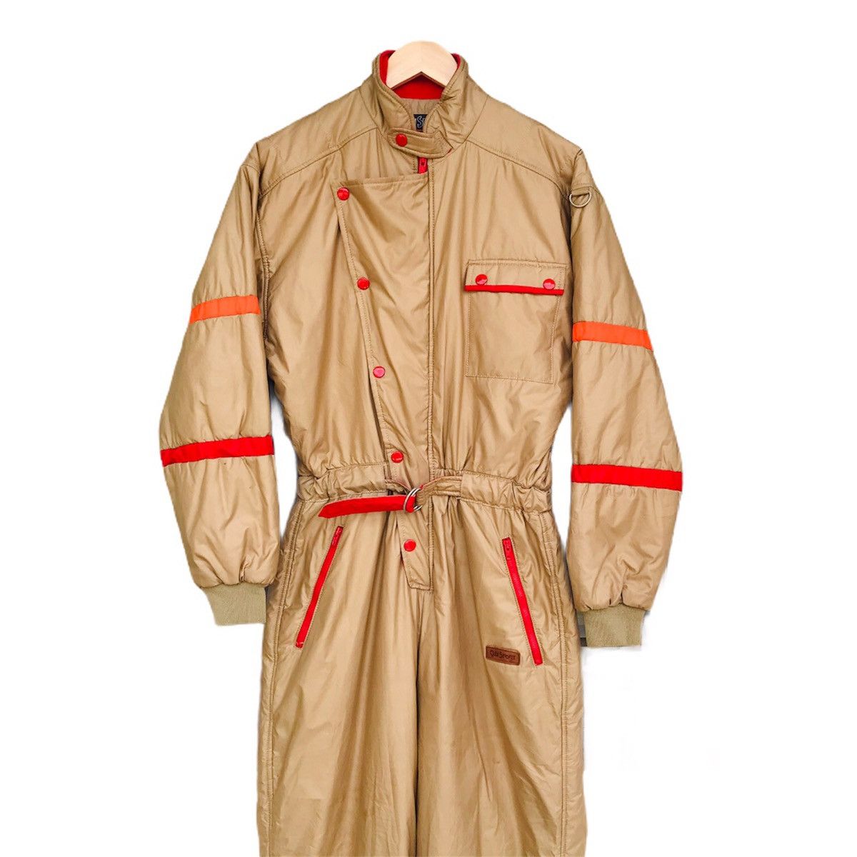 Goldwin Goldwin Gold color ski coverall jacket Size US M / EU 48-50 / 2 - 2 Thumbnail