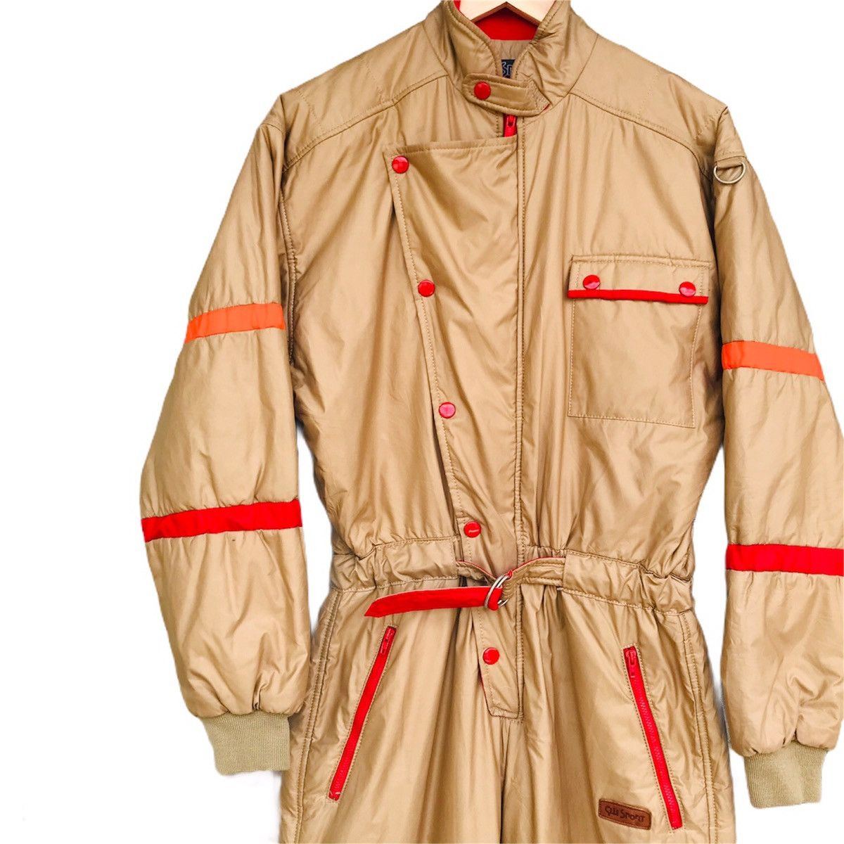 Goldwin Goldwin Gold color ski coverall jacket Size US M / EU 48-50 / 2 - 3 Thumbnail