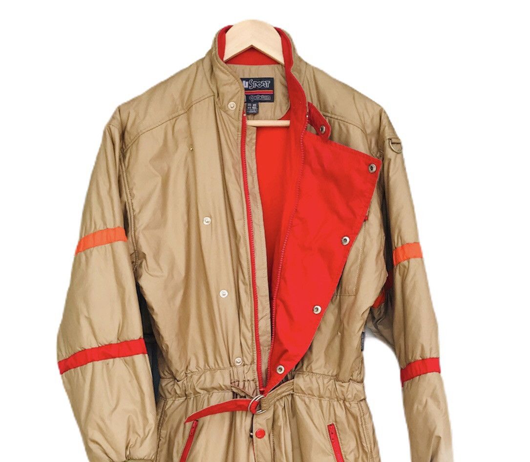 Goldwin Goldwin Gold color ski coverall jacket Size US M / EU 48-50 / 2 - 7 Thumbnail