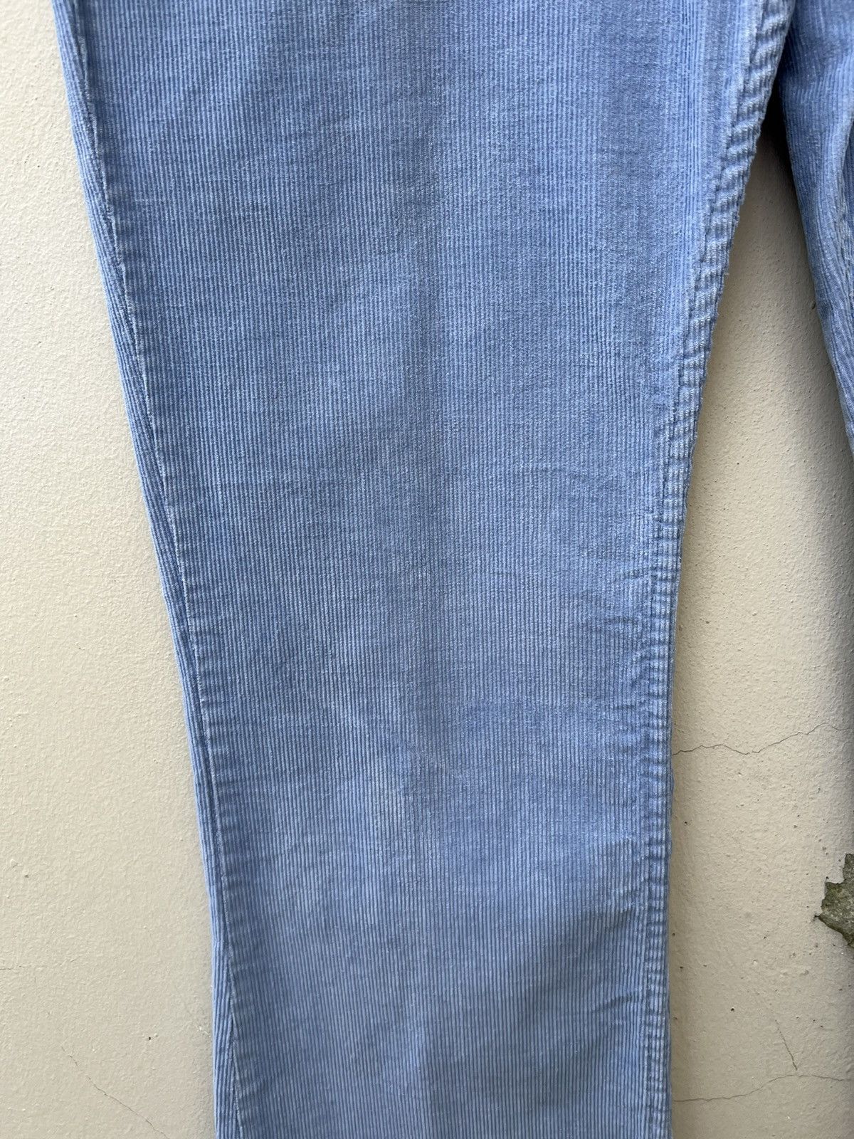 Levi's Vintage 70s Levi’s 646 Fade Light Blue Corduroy Flare Jeans Size US 33 - 9 Thumbnail