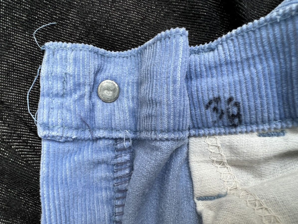 Levi's Vintage 70s Levi’s 646 Fade Light Blue Corduroy Flare Jeans Size US 33 - 24 Thumbnail