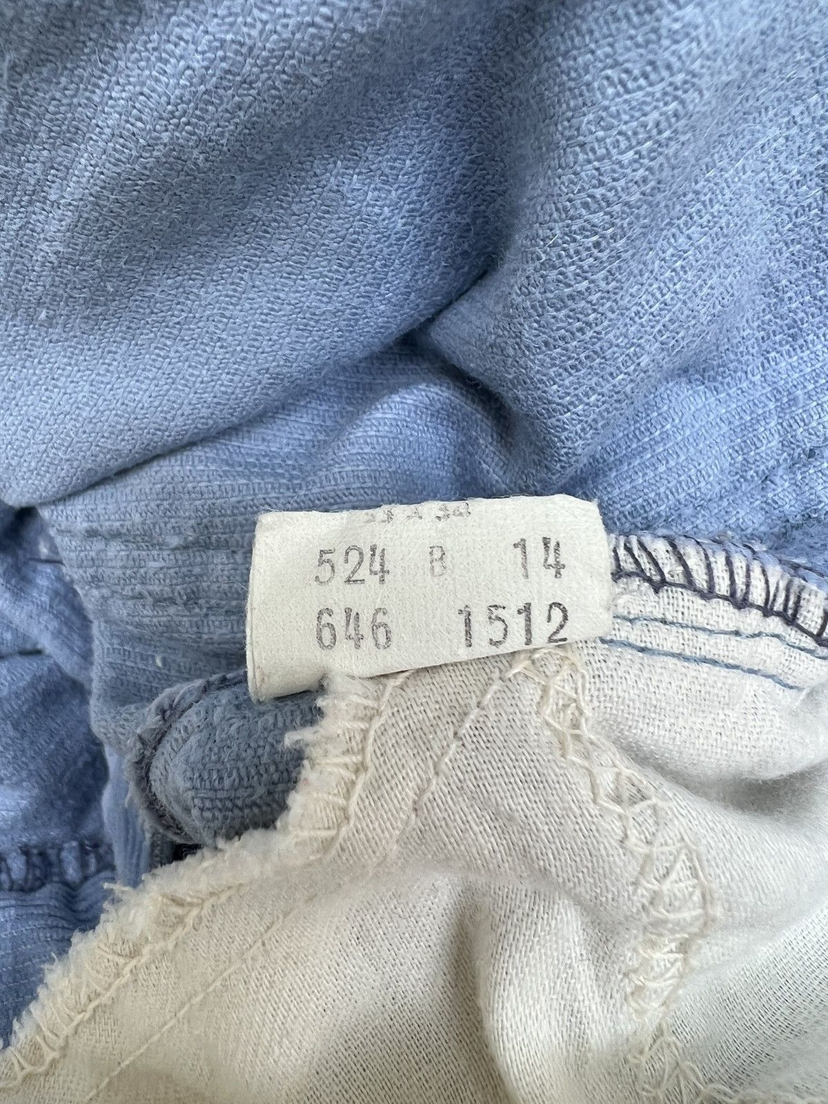 Levi's Vintage 70s Levi’s 646 Fade Light Blue Corduroy Flare Jeans Size US 33 - 25 Thumbnail