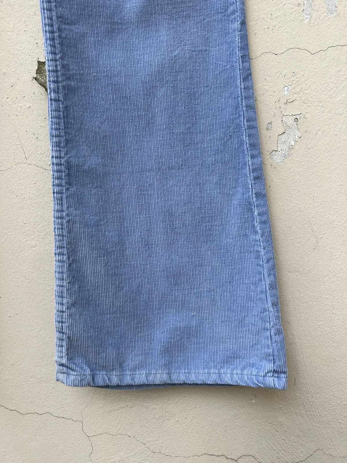 Levi's Vintage 70s Levi’s 646 Fade Light Blue Corduroy Flare Jeans Size US 33 - 14 Thumbnail