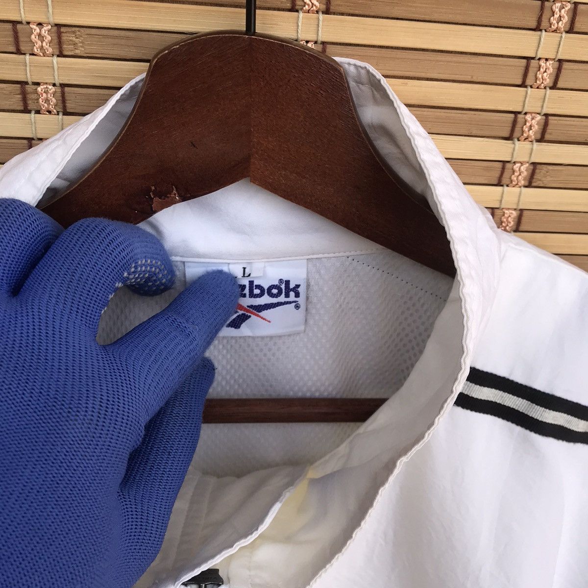 Reebok Back to 90s Vintage Reebok nylon light jacket Size US L / EU 52-54 / 3 - 6 Thumbnail