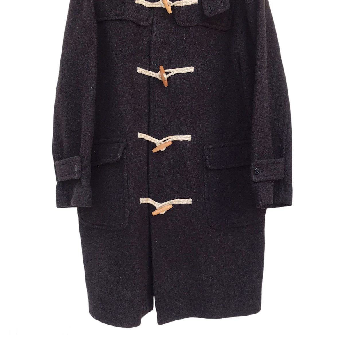 Uniqlo 💥Quick Sale💥Duffle Coat Hoodie Wool Checkered by Uniqlo Size US L / EU 52-54 / 3 - 2 Thumbnail