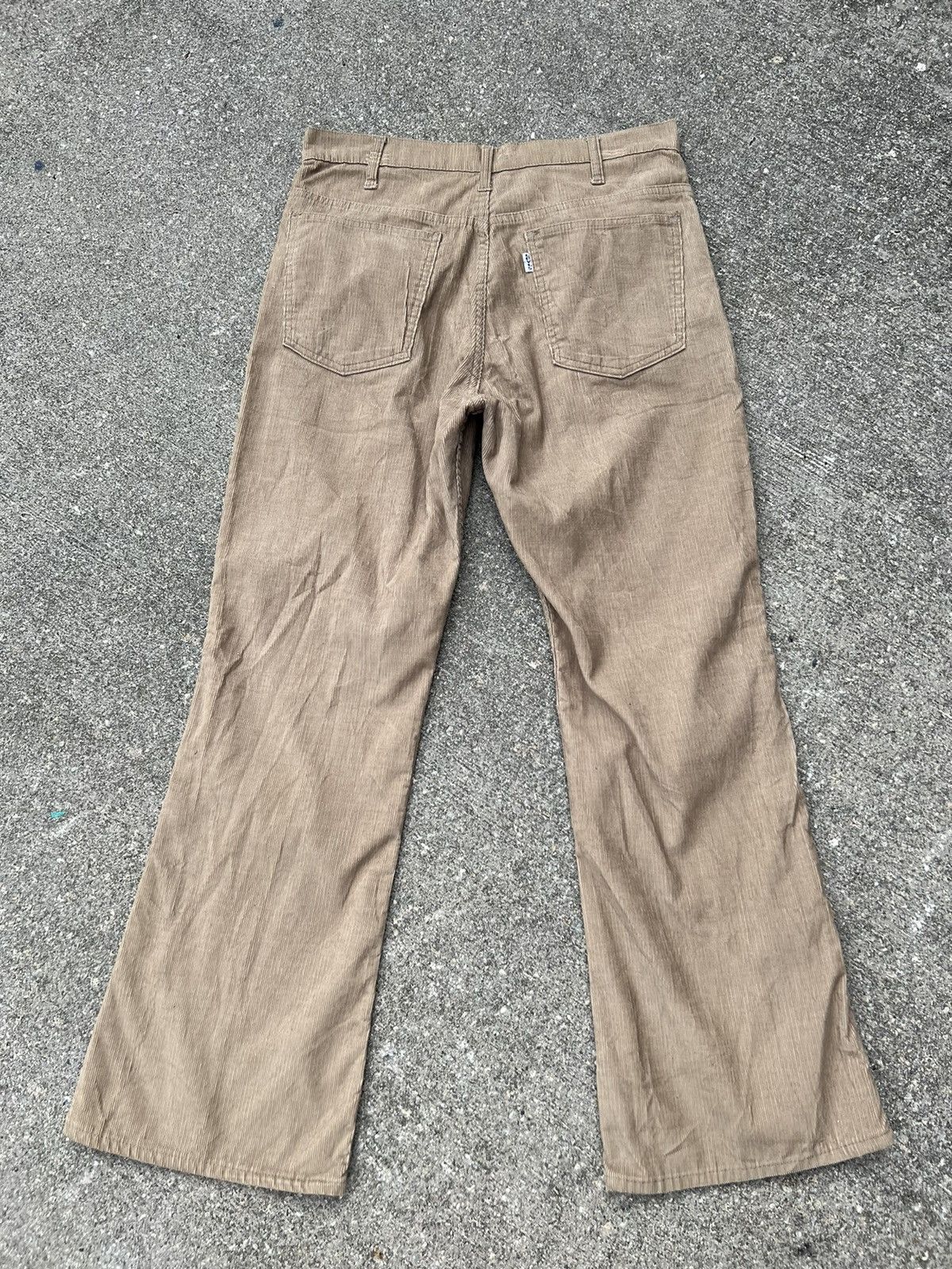 Levi's Vintage 70s Levi’s 646 Talon 42 Zip Corduroy Flare Jeans Size US 32 / EU 48 - 5 Thumbnail