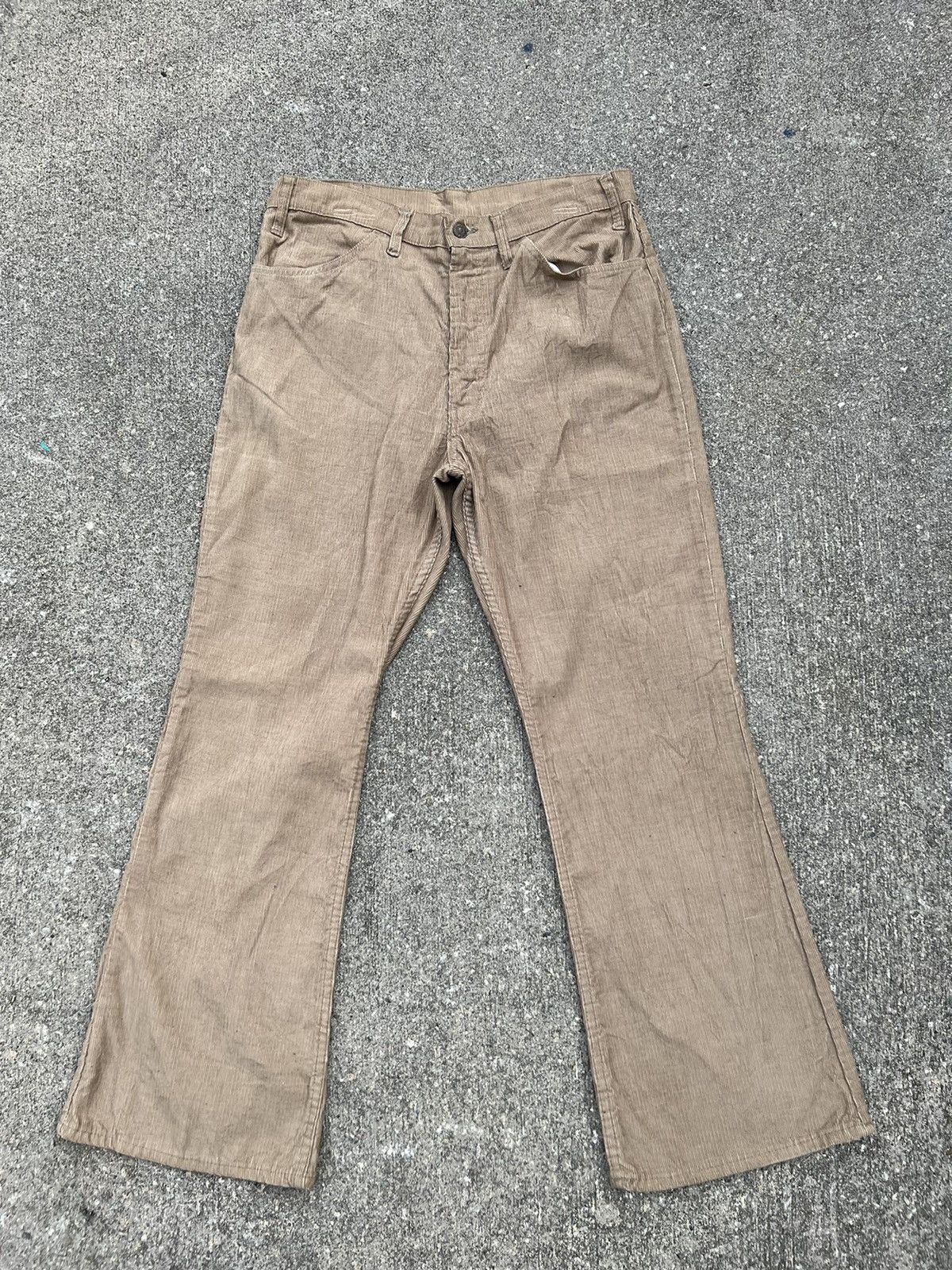Levi's Vintage 70s Levi’s 646 Talon 42 Zip Corduroy Flare Jeans Size US 32 / EU 48 - 1 Thumbnail