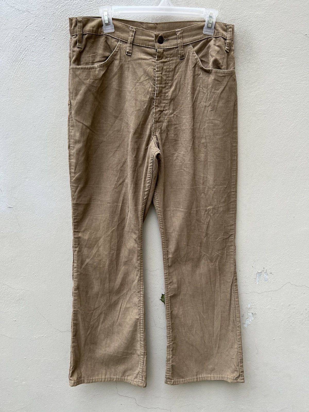 Levi's Vintage 70s Levi’s 646 Talon 42 Zip Corduroy Flare Jeans Size US 32 / EU 48 - 6 Thumbnail