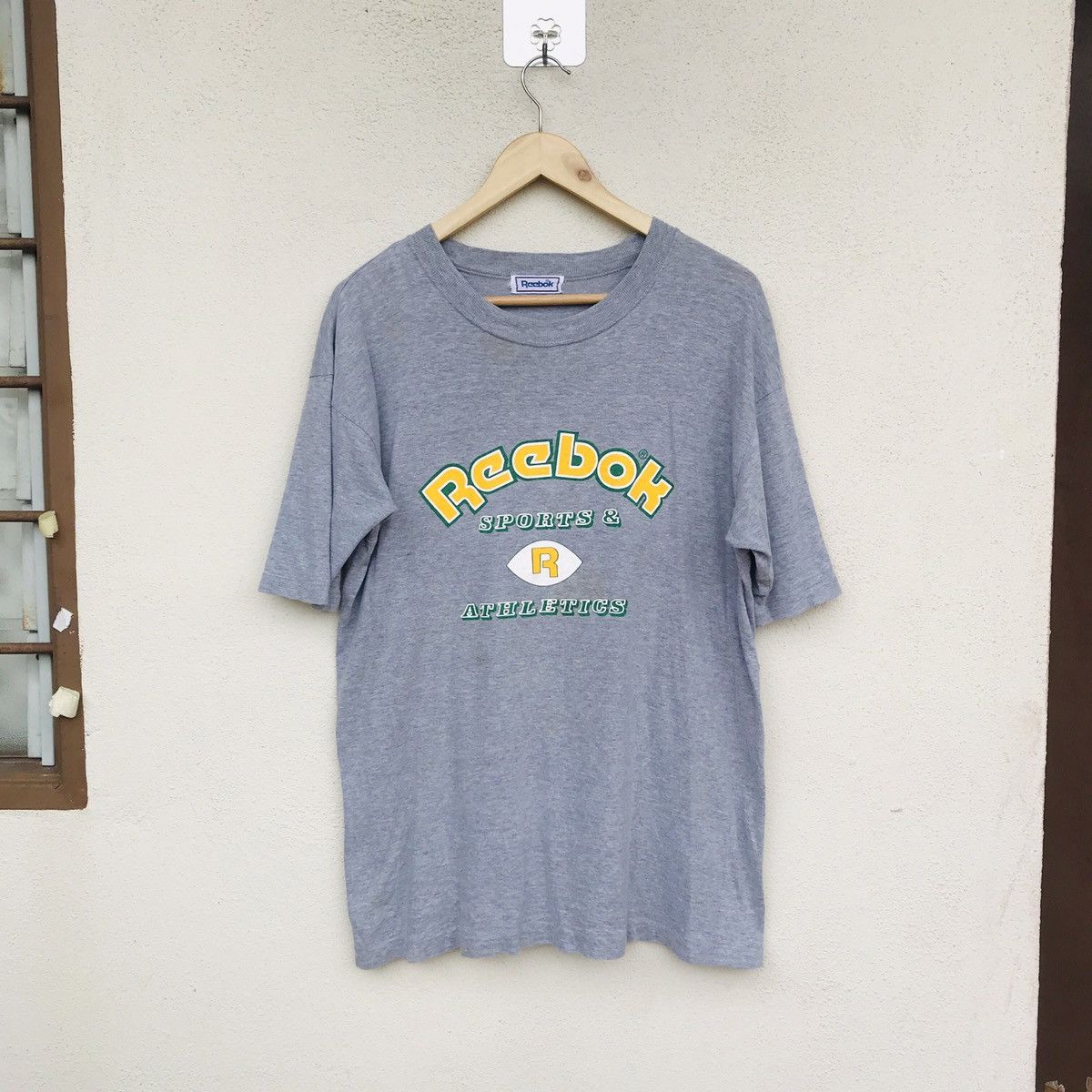 Reebok Vintage 80s Reebok Big Logo single stitch Size US M / EU 48-50 / 2 - 1 Thumbnail