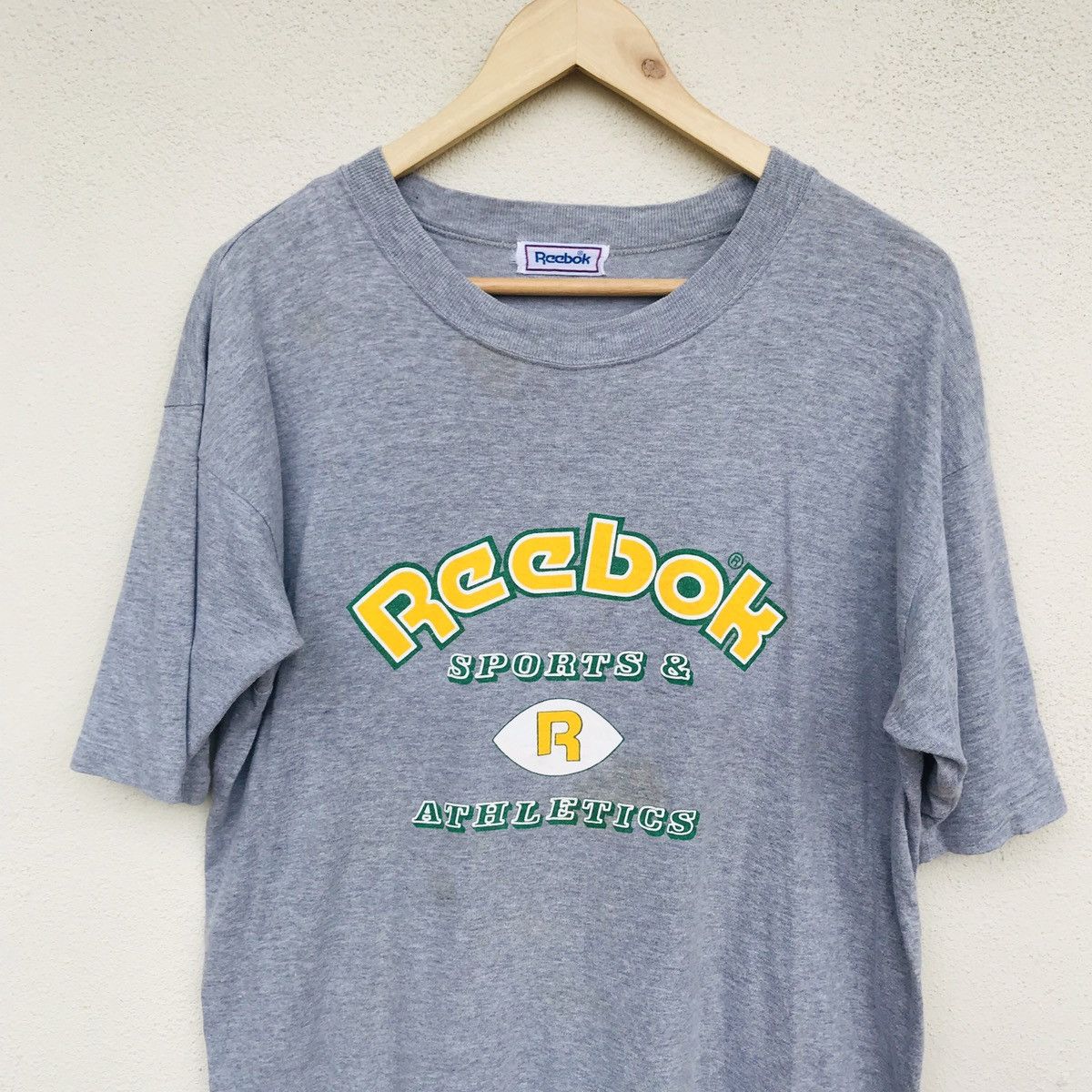 Reebok Vintage 80s Reebok Big Logo single stitch Size US M / EU 48-50 / 2 - 2 Thumbnail