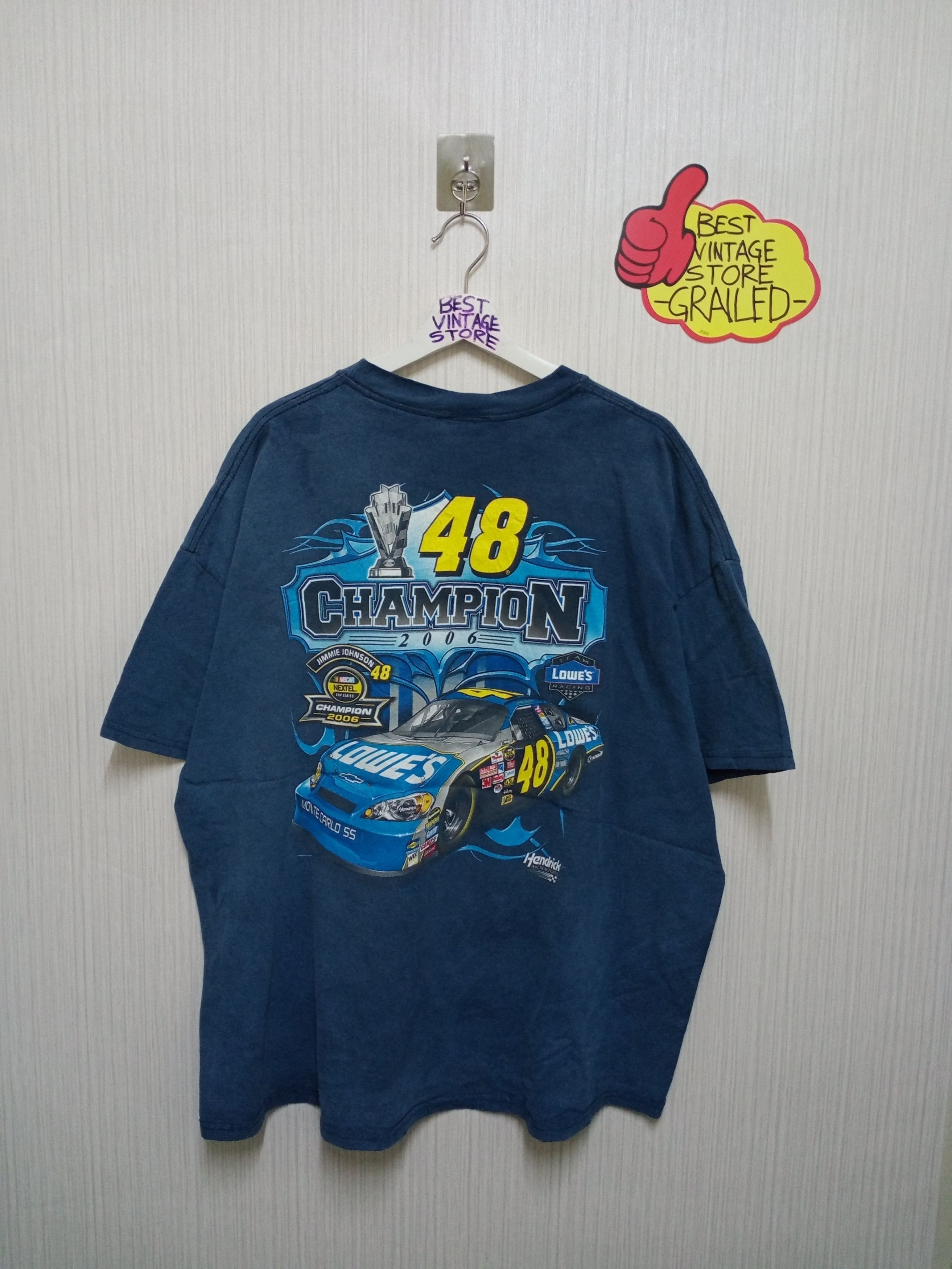 Chase Authentics Vintage 48 Jimmy Johnson Champion 2006 Tshirt Size US XXL / EU 58 / 5 - 1 Thumbnail