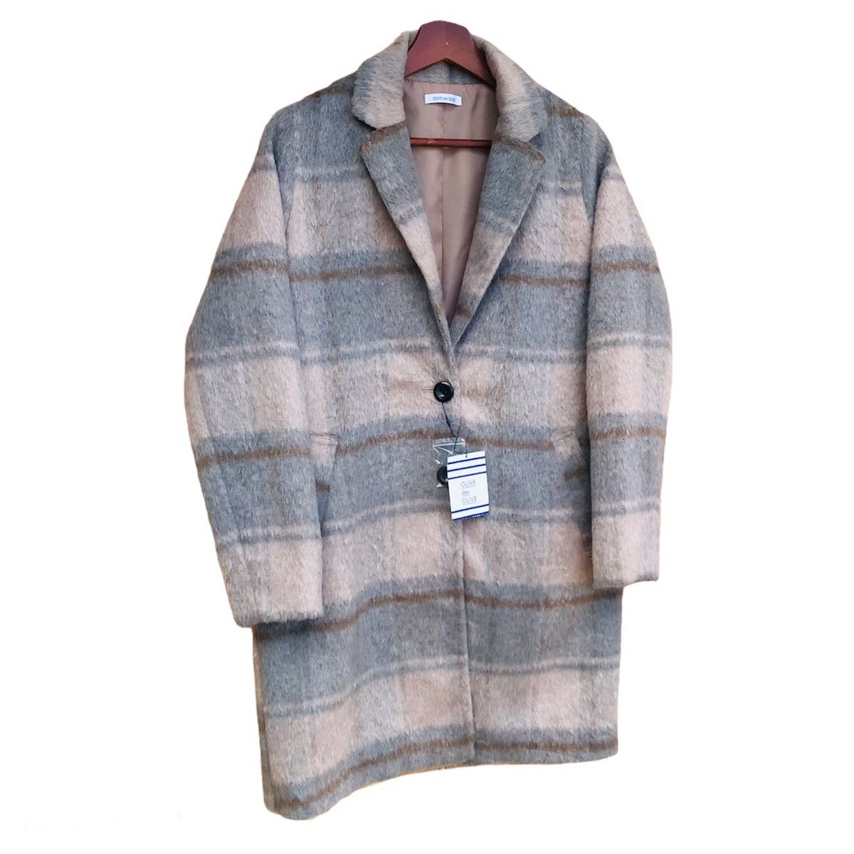 Japanese Brand Olive des Olive hairy mohair single buttom hysteric style Size M / US 6-8 / IT 42-44 - 2 Thumbnail