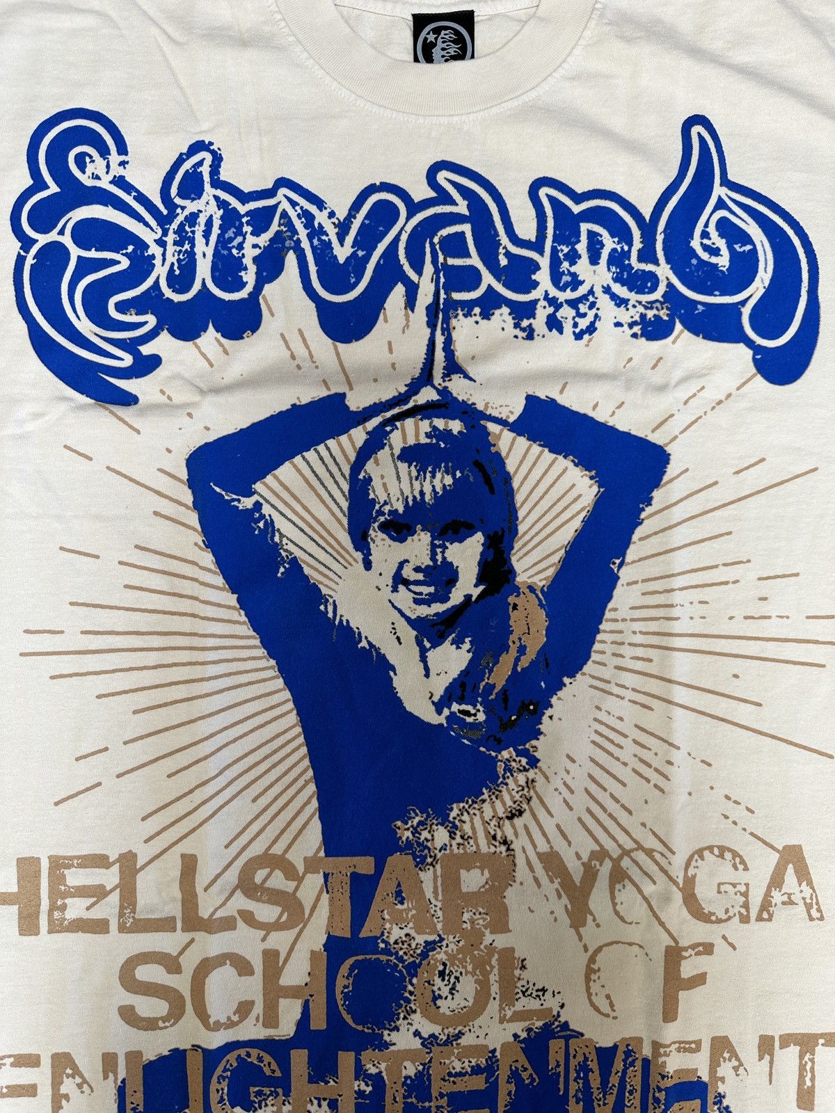 HELLSTAR HELLSTAR STUDIO Yoga Tee Blue / White Size US L / EU 52-54 / 3 - 3 Thumbnail