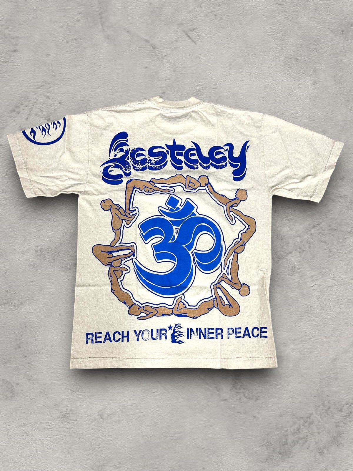 HELLSTAR HELLSTAR STUDIO Yoga Tee Blue / White Size US L / EU 52-54 / 3 - 2 Thumbnail