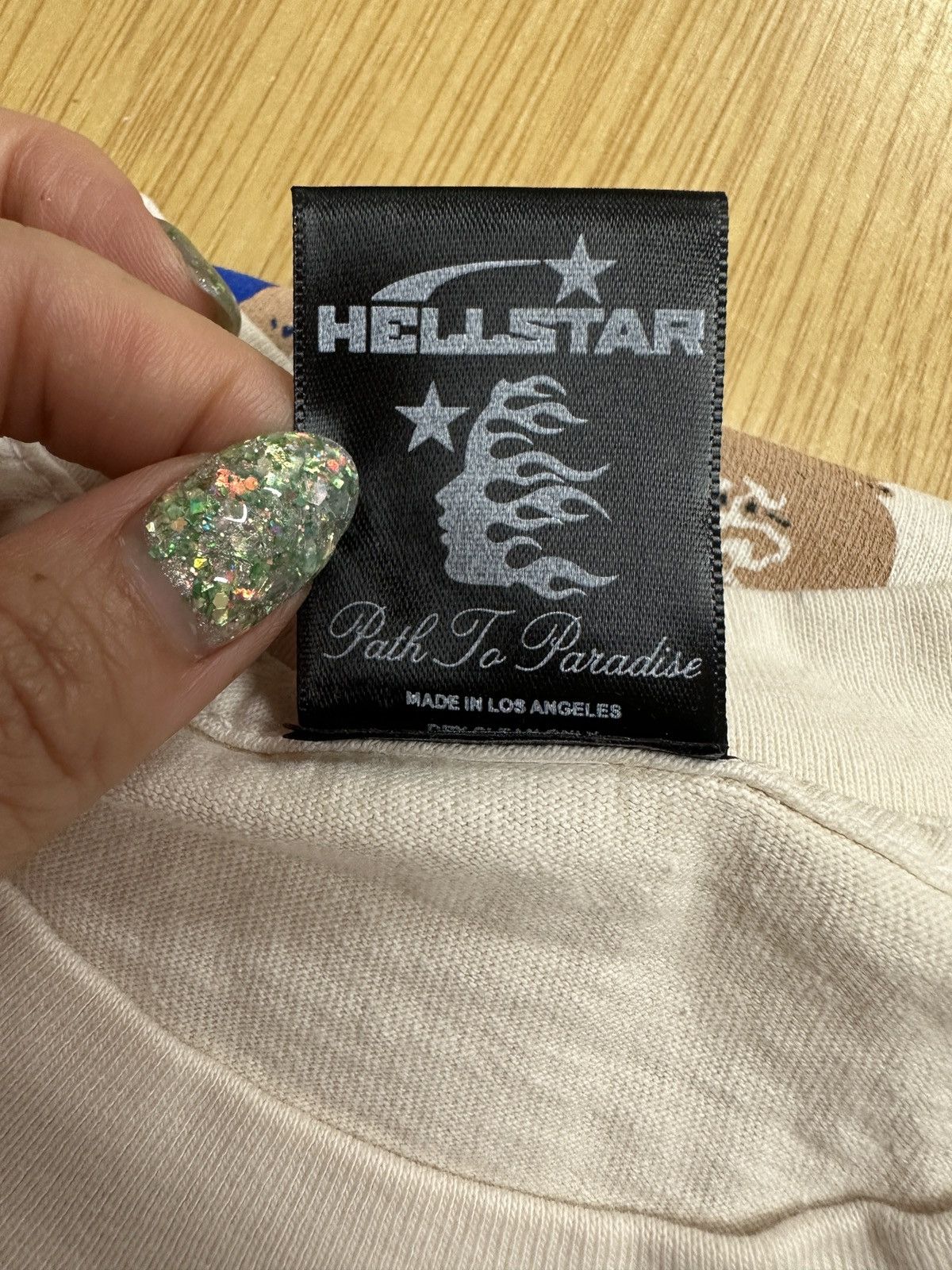 HELLSTAR HELLSTAR STUDIO Yoga Tee Blue / White Size US L / EU 52-54 / 3 - 8 Thumbnail
