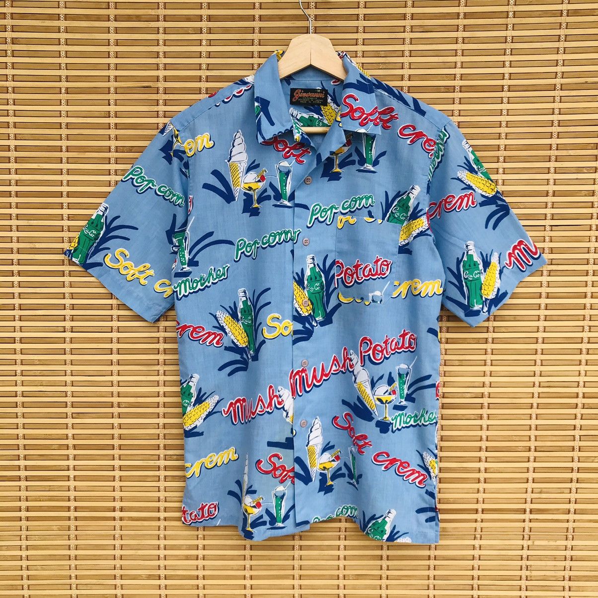 Vintage Vintage Giovanni hawaii coca cola art abstract oxford Size US M / EU 48-50 / 2 - 3 Thumbnail