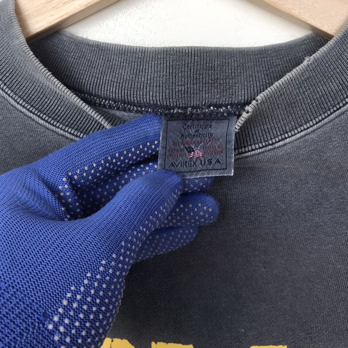 Avirex Vintage USMC avirex fadedblack crewneck sweatshirt jumper Size US M / EU 48-50 / 2 - 6 Thumbnail