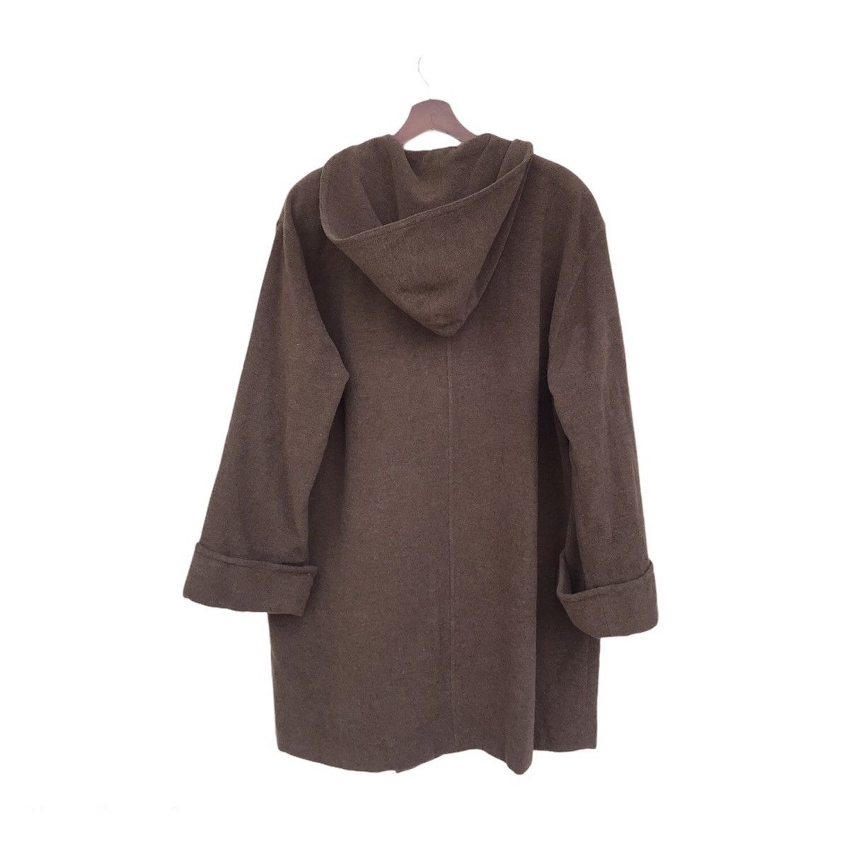 Lancel Vintage Lancel camel brown wool hoodie jacket Size US L / EU 52-54 / 3 - 7 Thumbnail