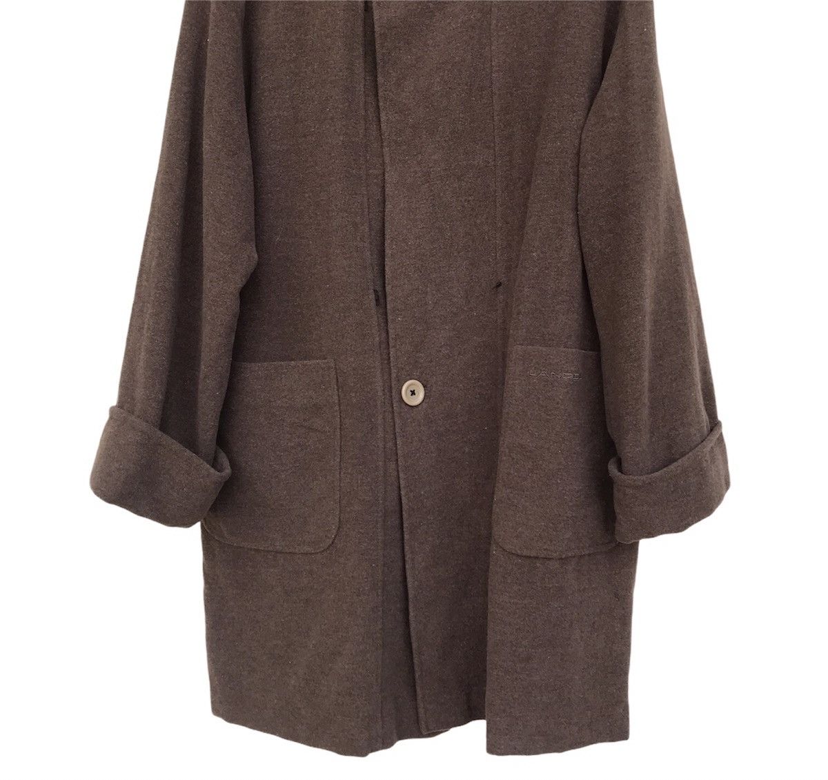 Lancel Vintage Lancel camel brown wool hoodie jacket Size US L / EU 52-54 / 3 - 3 Thumbnail
