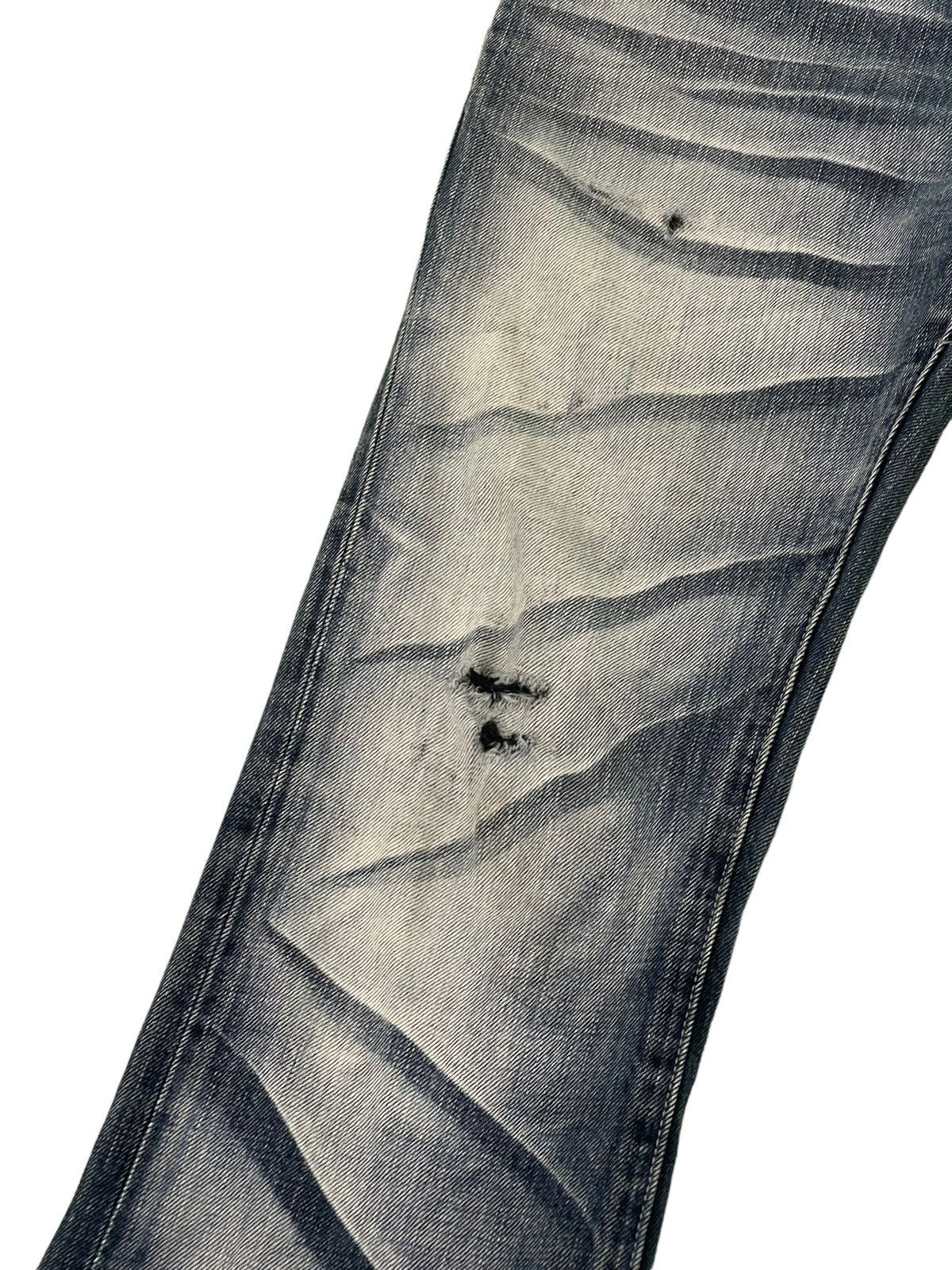 Japanese Brand Flare Jeans Army of No Acid Wash Low Rise Boot Cut 4🟦4 Size US 29 - 15 Thumbnail