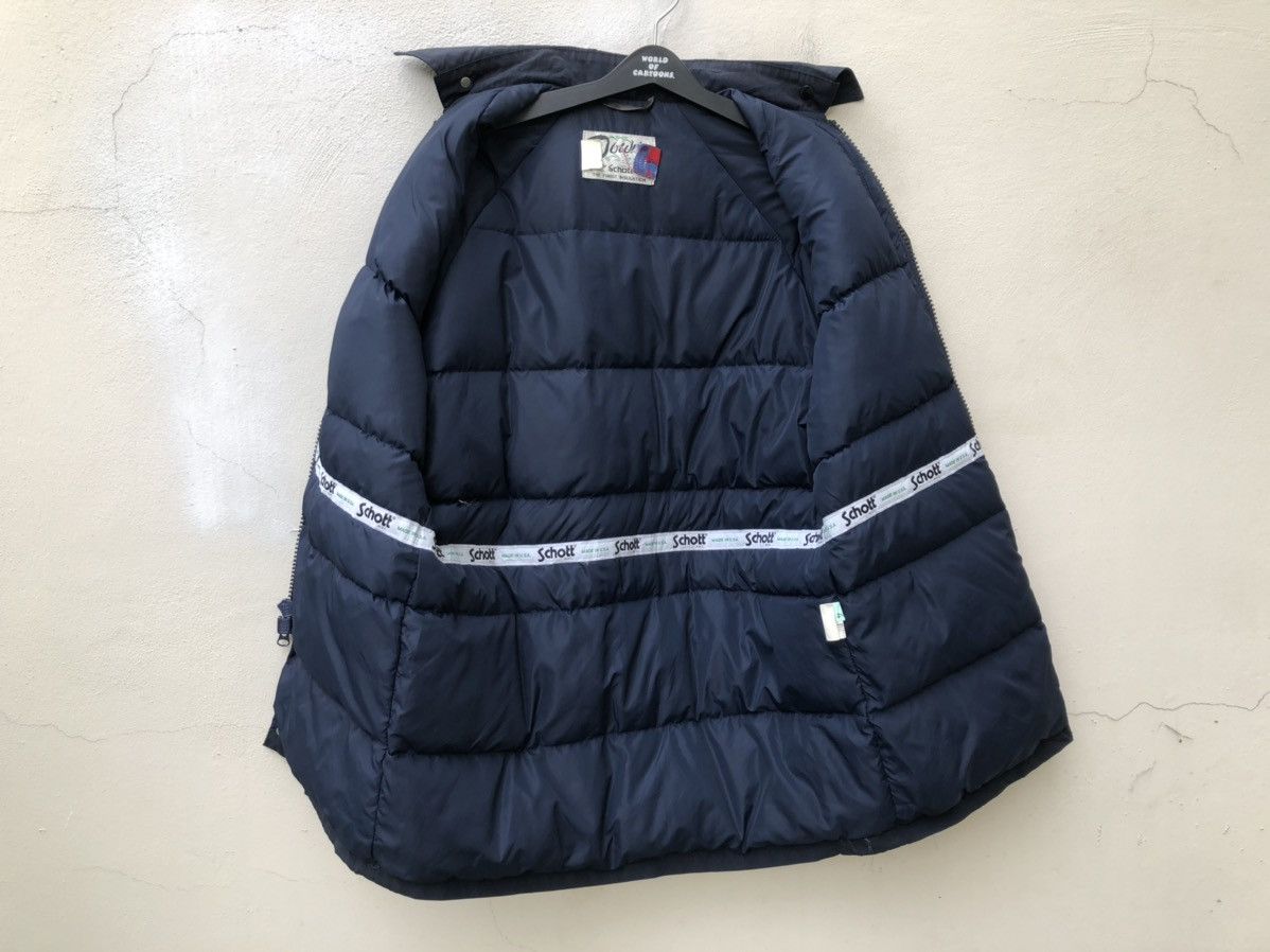 Schott × Vintage Vintage Schott N.Y.C. Goose Down Feather Puffer Jacket Size US M / EU 48-50 / 2 - 8 Thumbnail