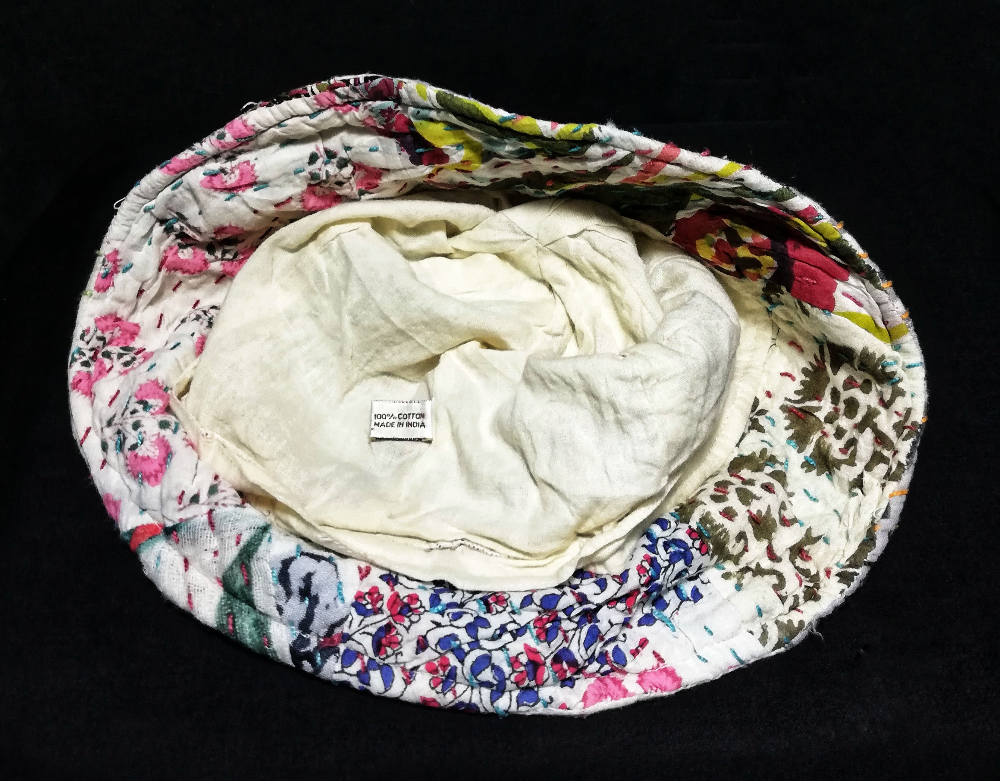 Art Comes First × Vintage 🔥GRAIL RARE! Traditional ICT Kerchief Kofu Boro Bucket Hat Size ONE SIZE - 13 Thumbnail