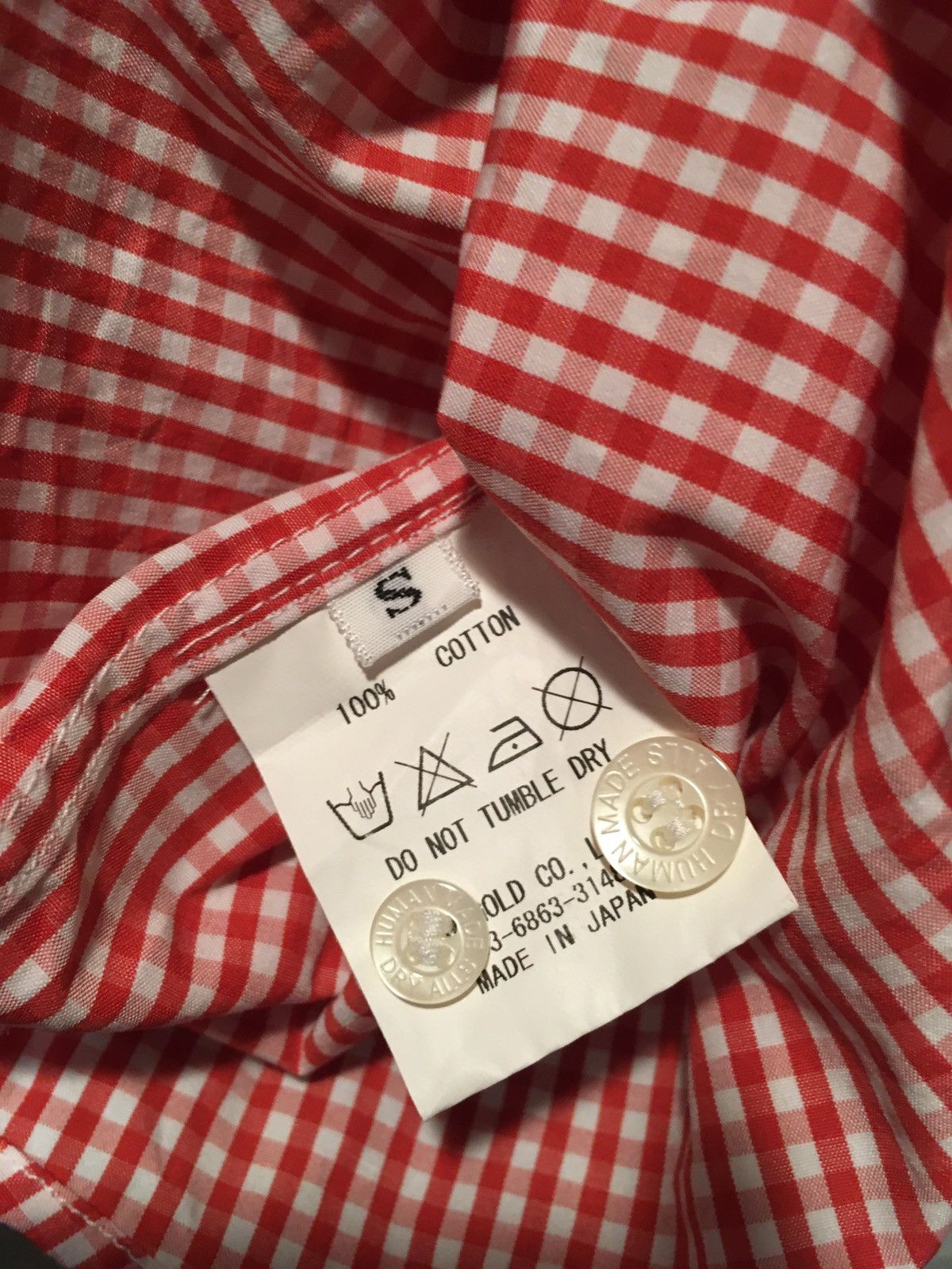 Human Made × Japanese Brand × Nigo RARE FINAL PRICE‼️Human Made Pink Red Gingham Checker Shirt Size US S / EU 44-46 / 1 - 4 Thumbnail