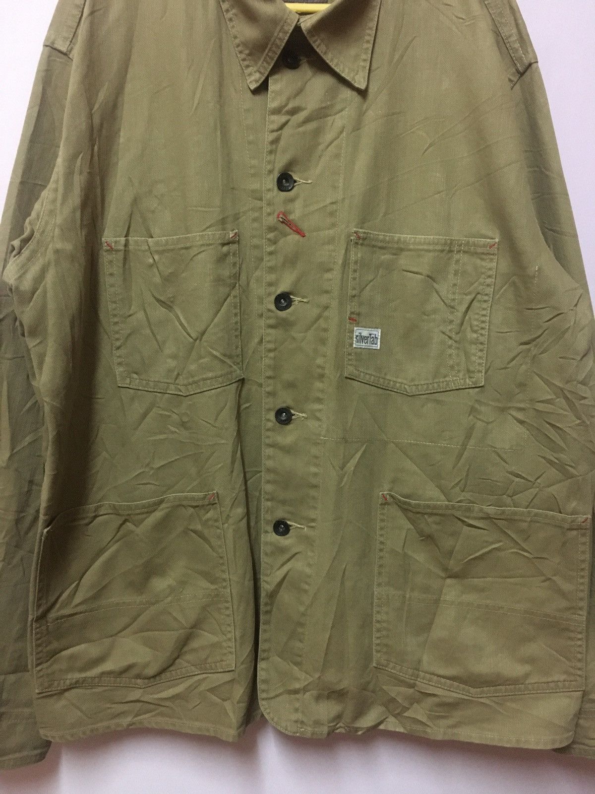 Levi's Vintage Levis silver tab chore jacket Size US XL / EU 56 / 4 - 4 Thumbnail