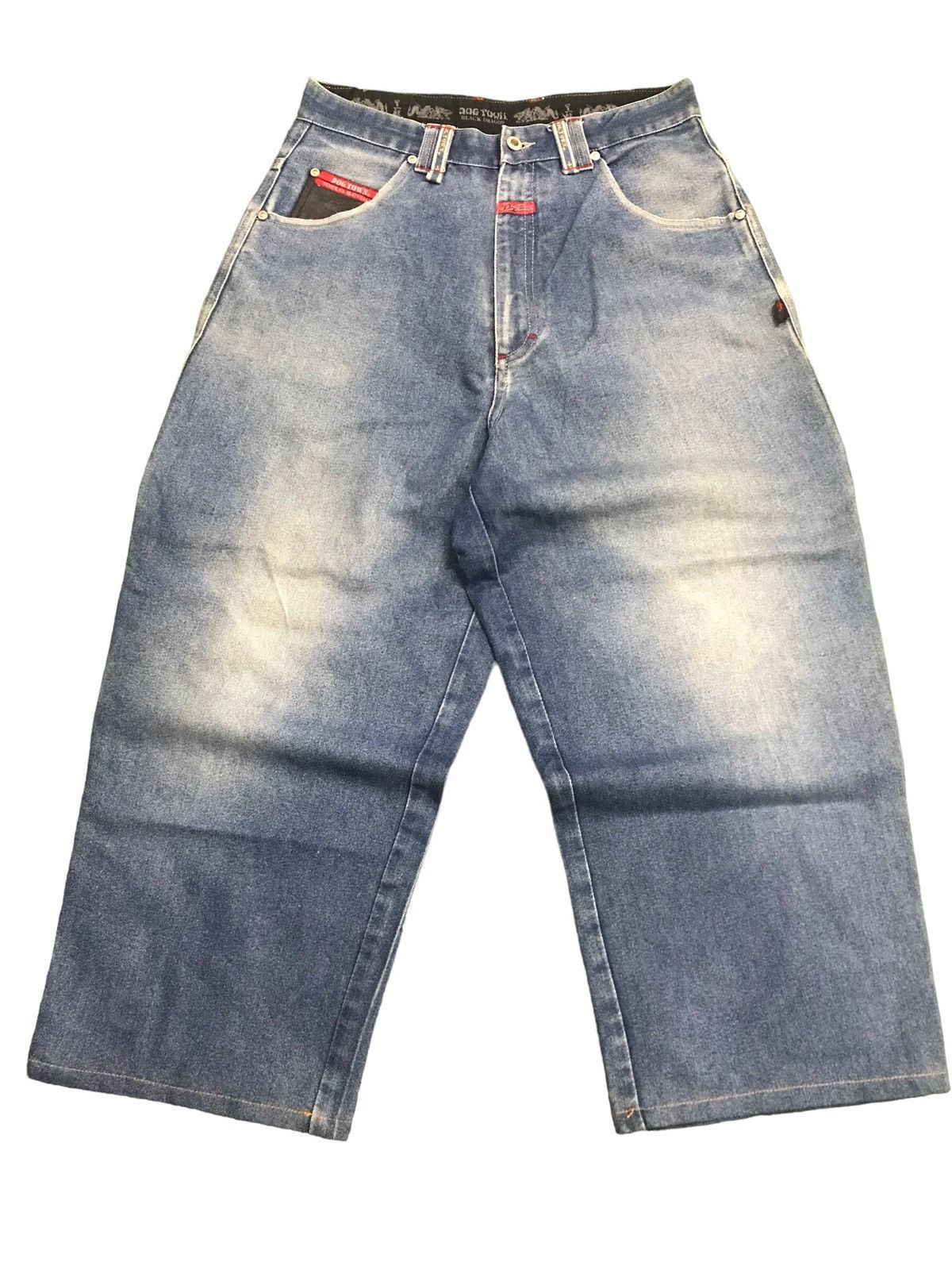 Vintage Vintage Dogtown Black Dragon Embroidered Baggy Jeans Size US 30 / EU 46 - 1 Thumbnail