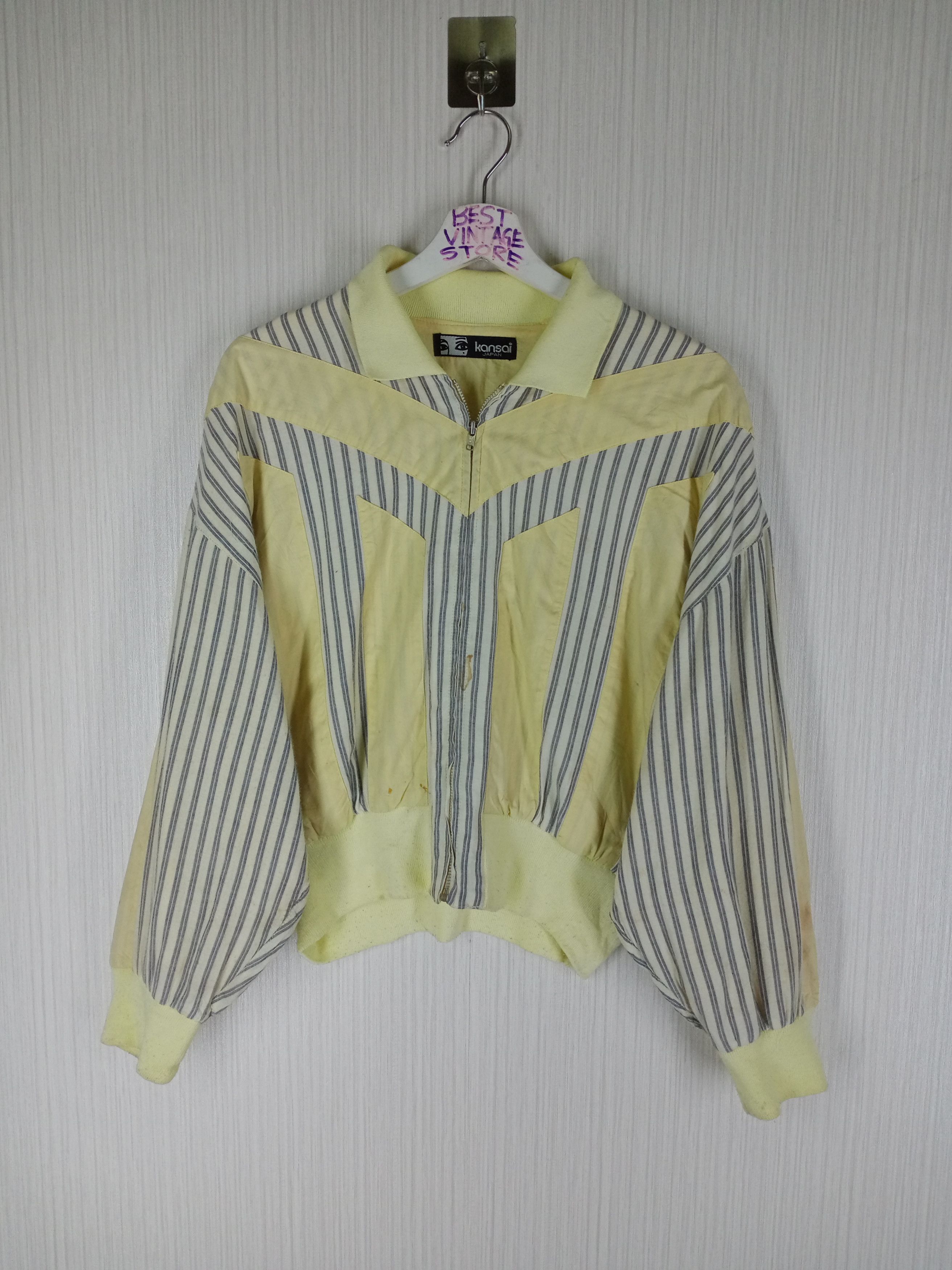 Kansai Yamamoto Vintage Kansai Japan Nice Design Croptop Jacket Size US M / EU 48-50 / 2 - 1 Thumbnail