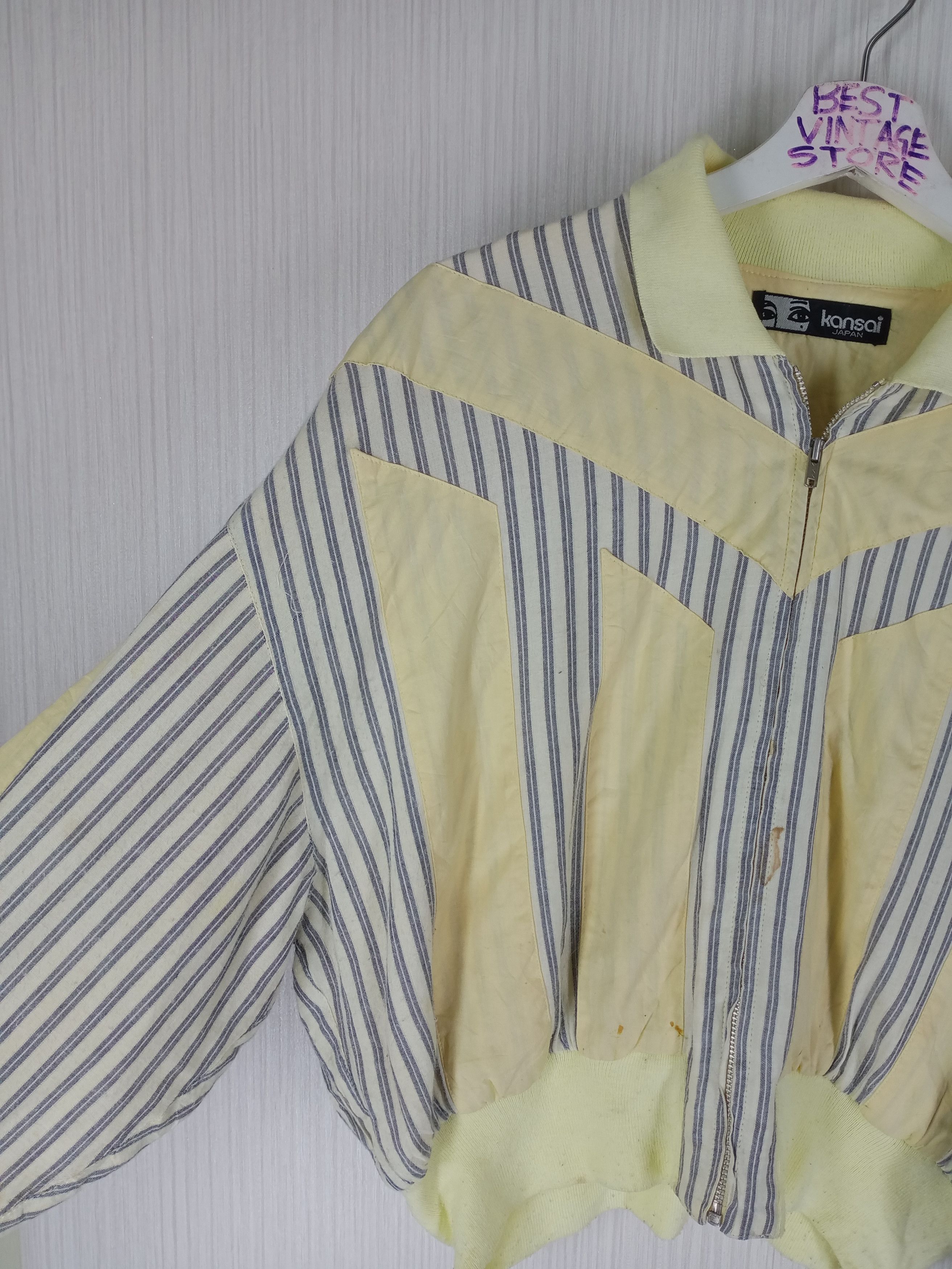 Kansai Yamamoto Vintage Kansai Japan Nice Design Croptop Jacket Size US M / EU 48-50 / 2 - 5 Thumbnail