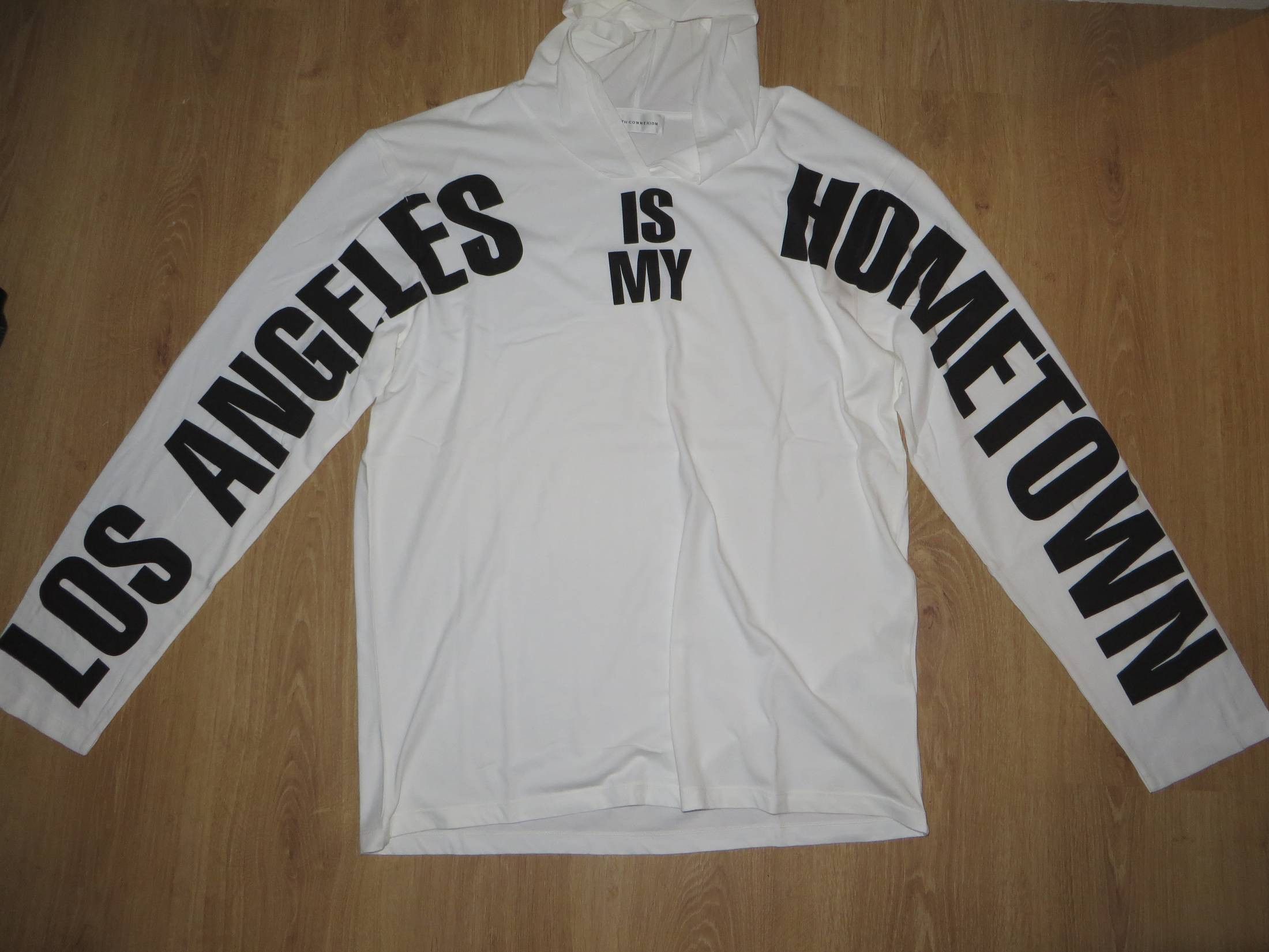 Faith Connexion LA printed hooded t-shirt Size US XS / EU 42 / 0 - 1 Thumbnail