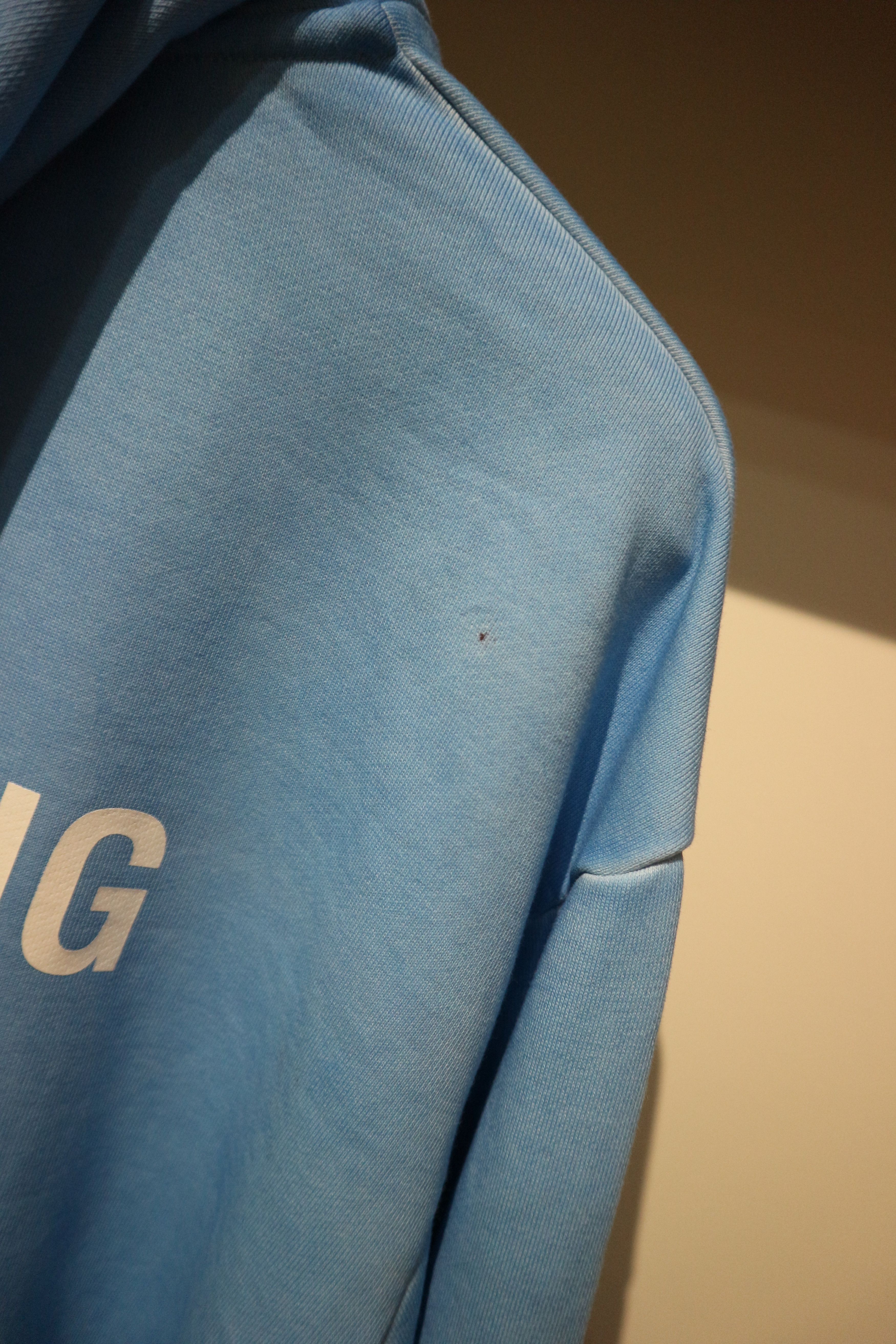 Helmut Lang Blue logo print hoodie Size US L / EU 52-54 / 3 - 6 Thumbnail