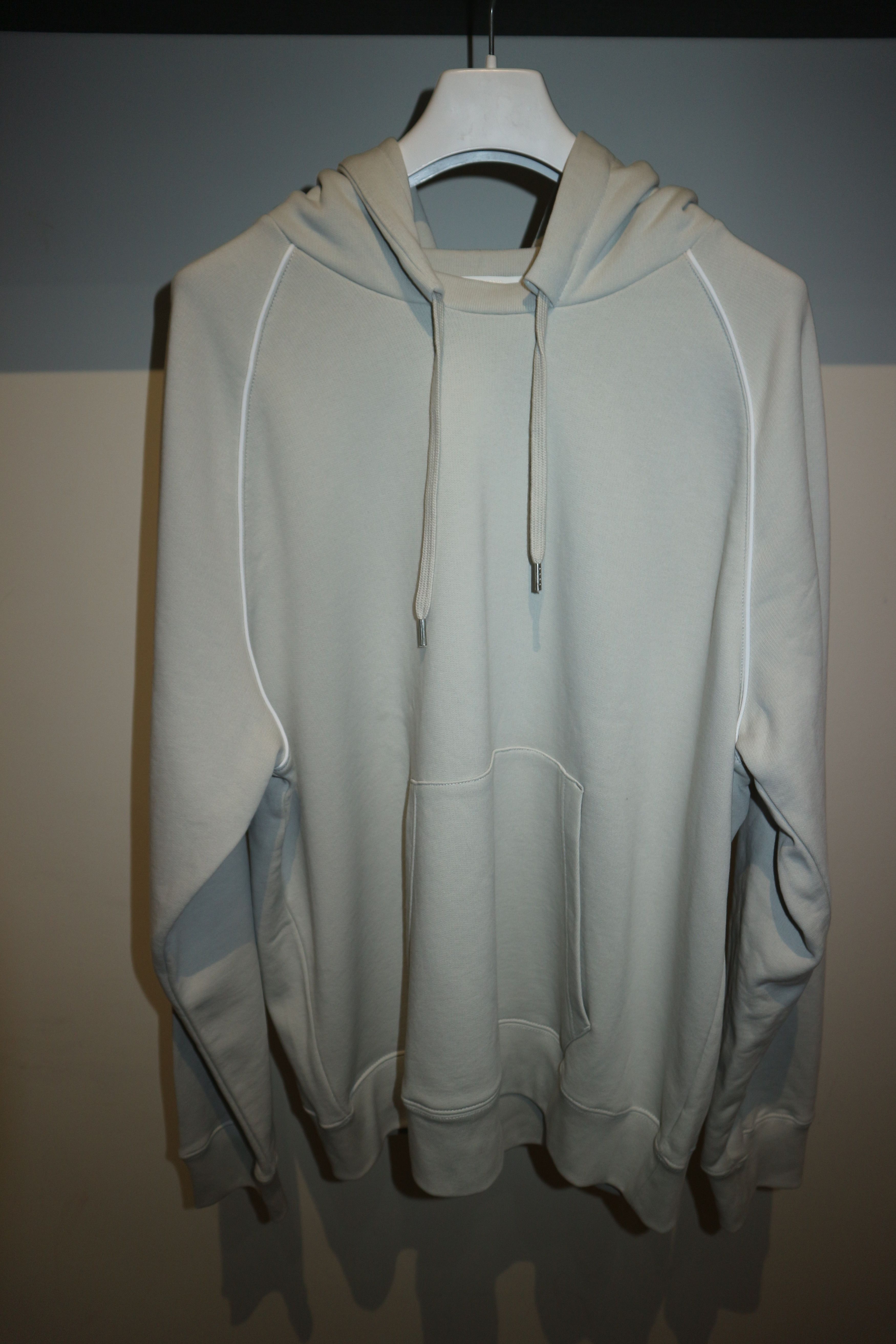 Helmut Lang Taupe Raglan Sleeve Hoodie Size US XL / EU 56 / 4 - 2 Thumbnail