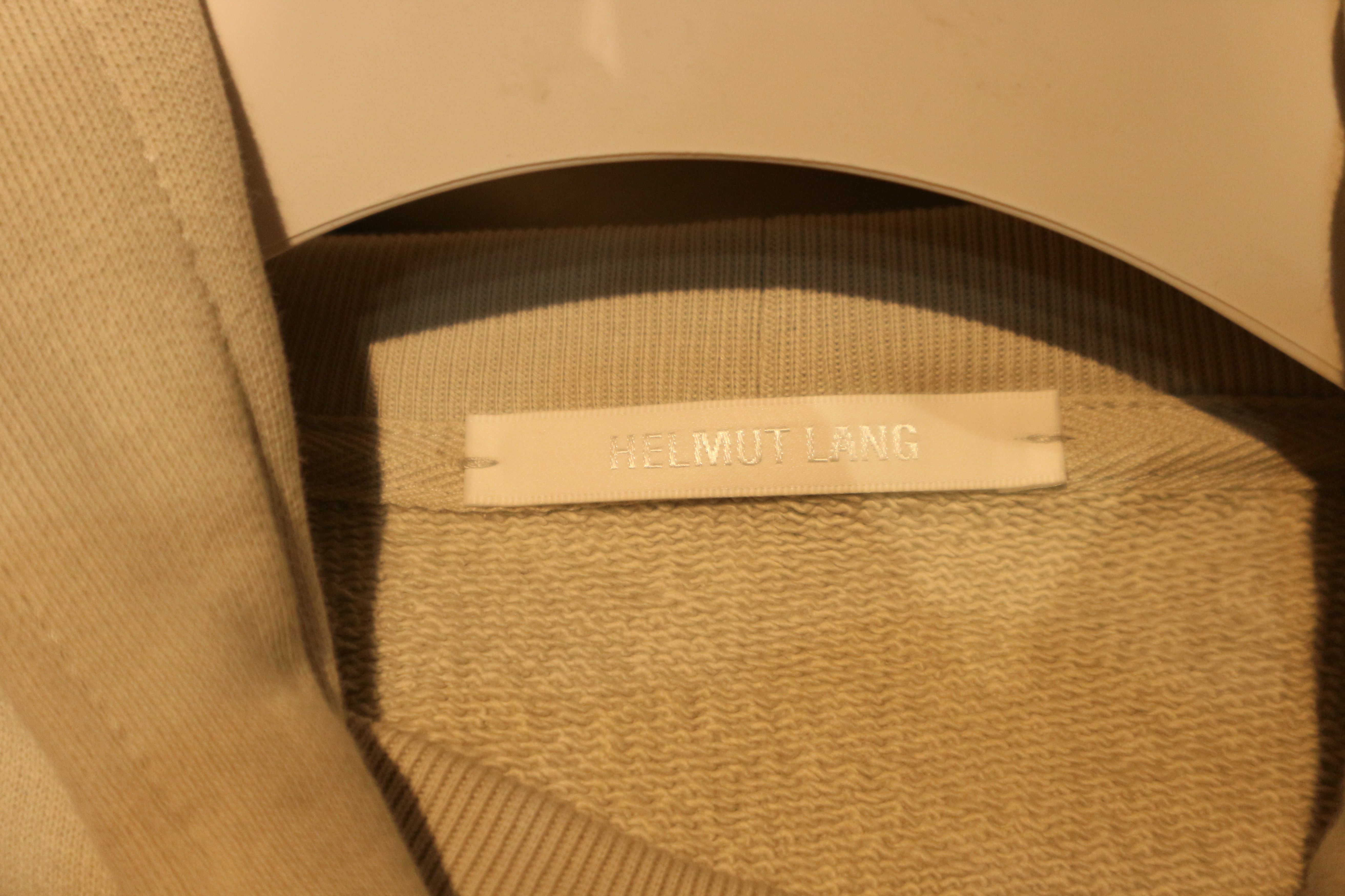 Helmut Lang Taupe Raglan Sleeve Hoodie Size US XL / EU 56 / 4 - 12 Thumbnail