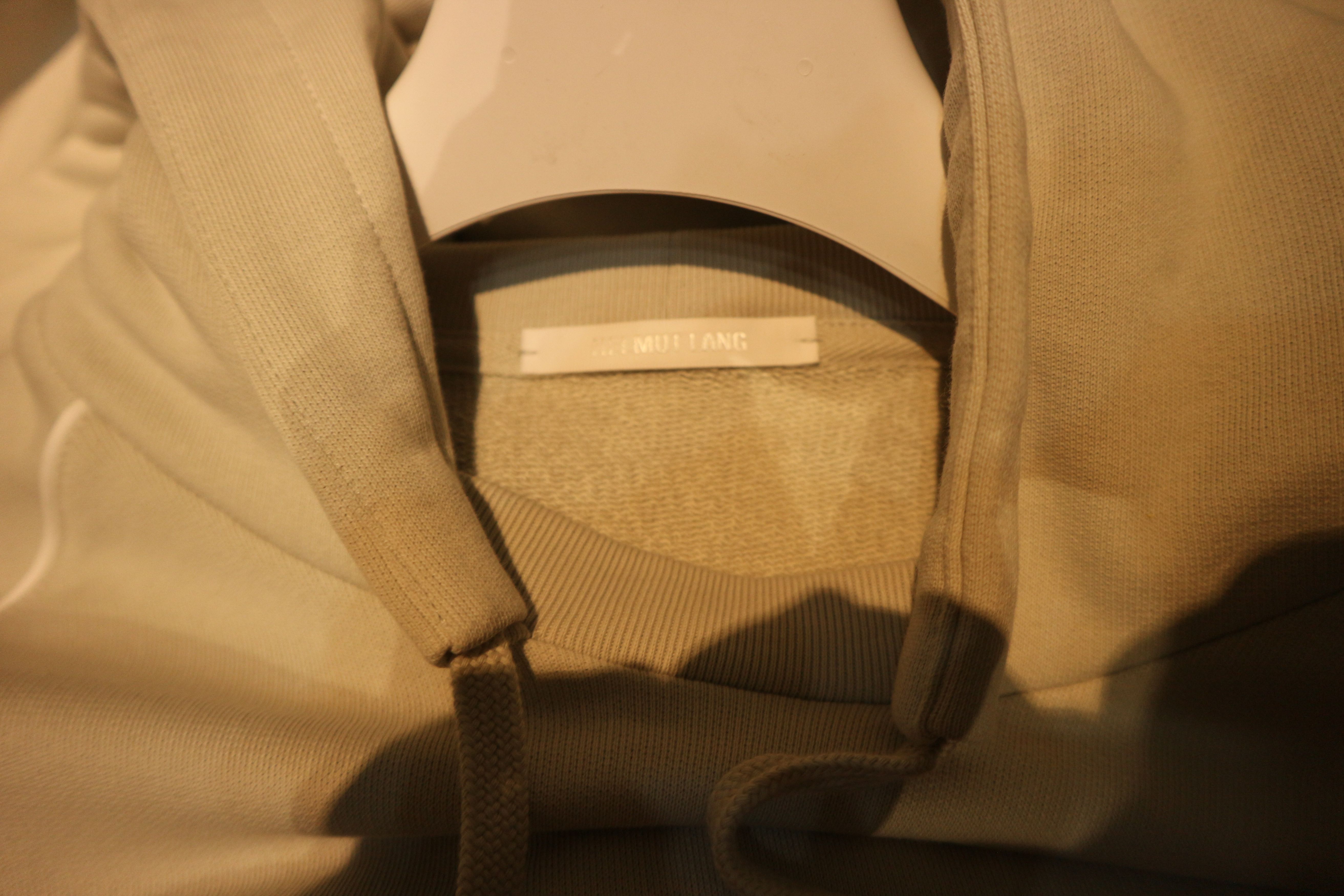 Helmut Lang Taupe Raglan Sleeve Hoodie Size US XL / EU 56 / 4 - 11 Thumbnail