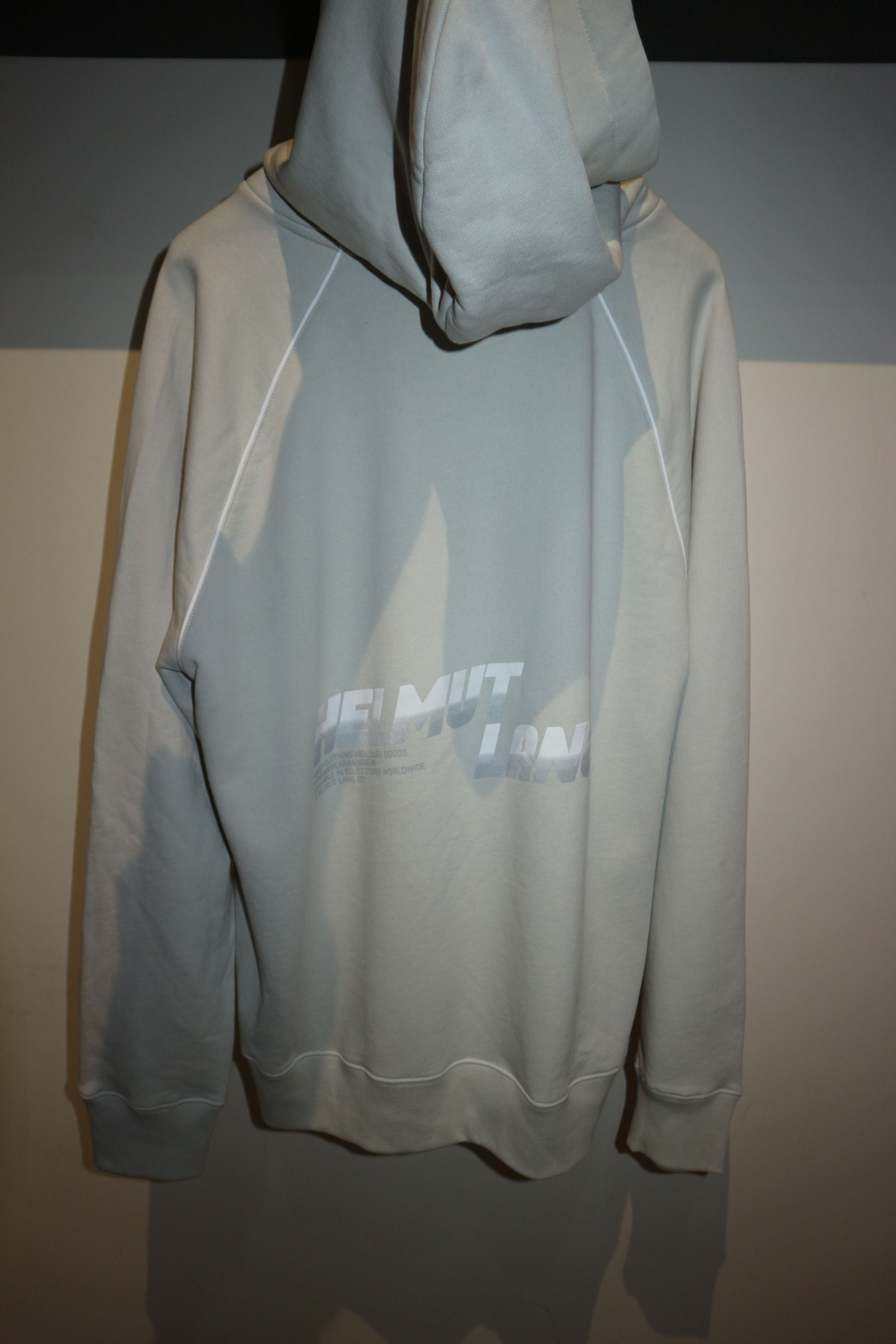 Helmut Lang Taupe Raglan Sleeve Hoodie Size US XL / EU 56 / 4 - 8 Thumbnail