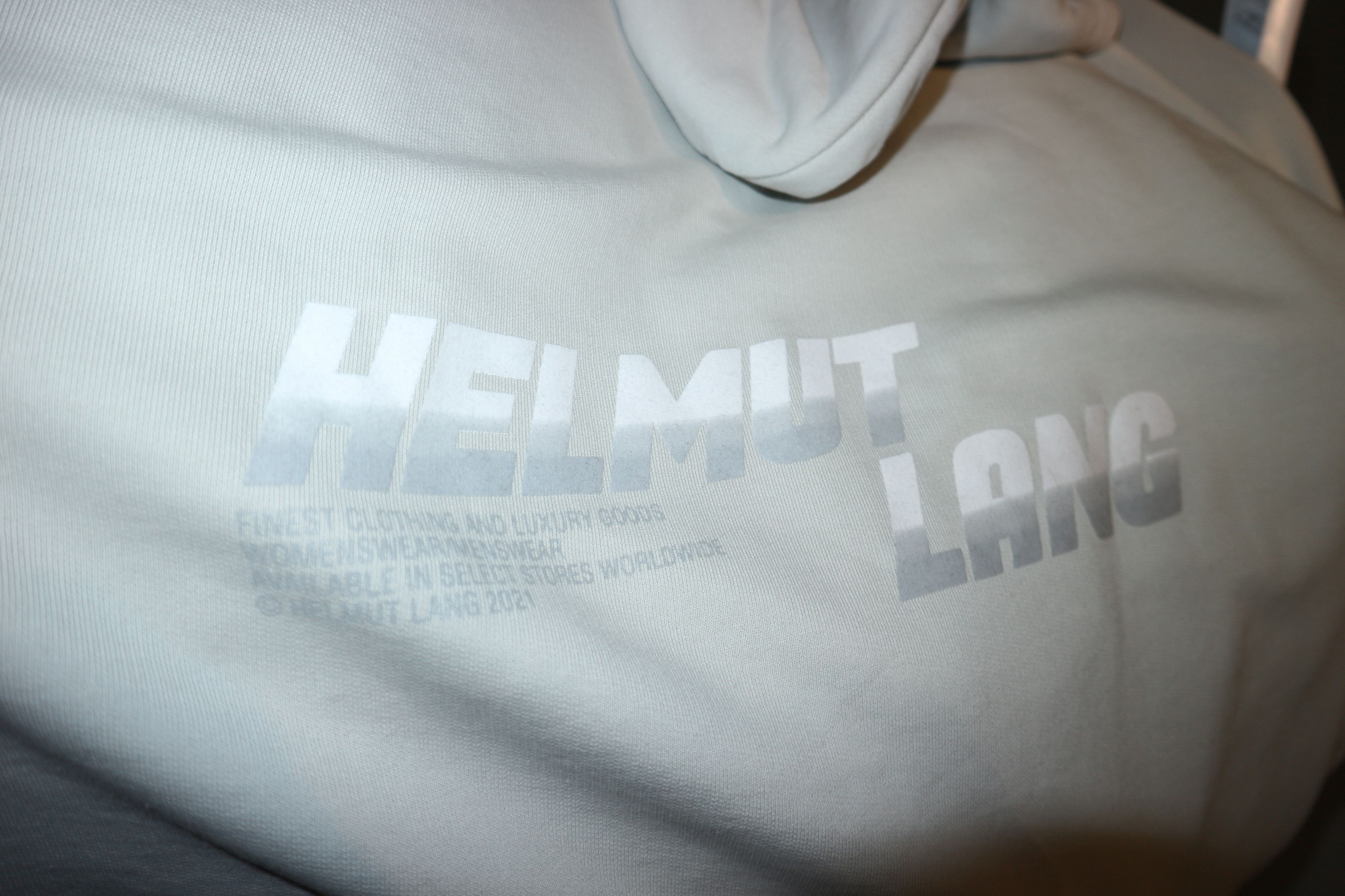 Helmut Lang Taupe Raglan Sleeve Hoodie Size US XL / EU 56 / 4 - 15 Thumbnail